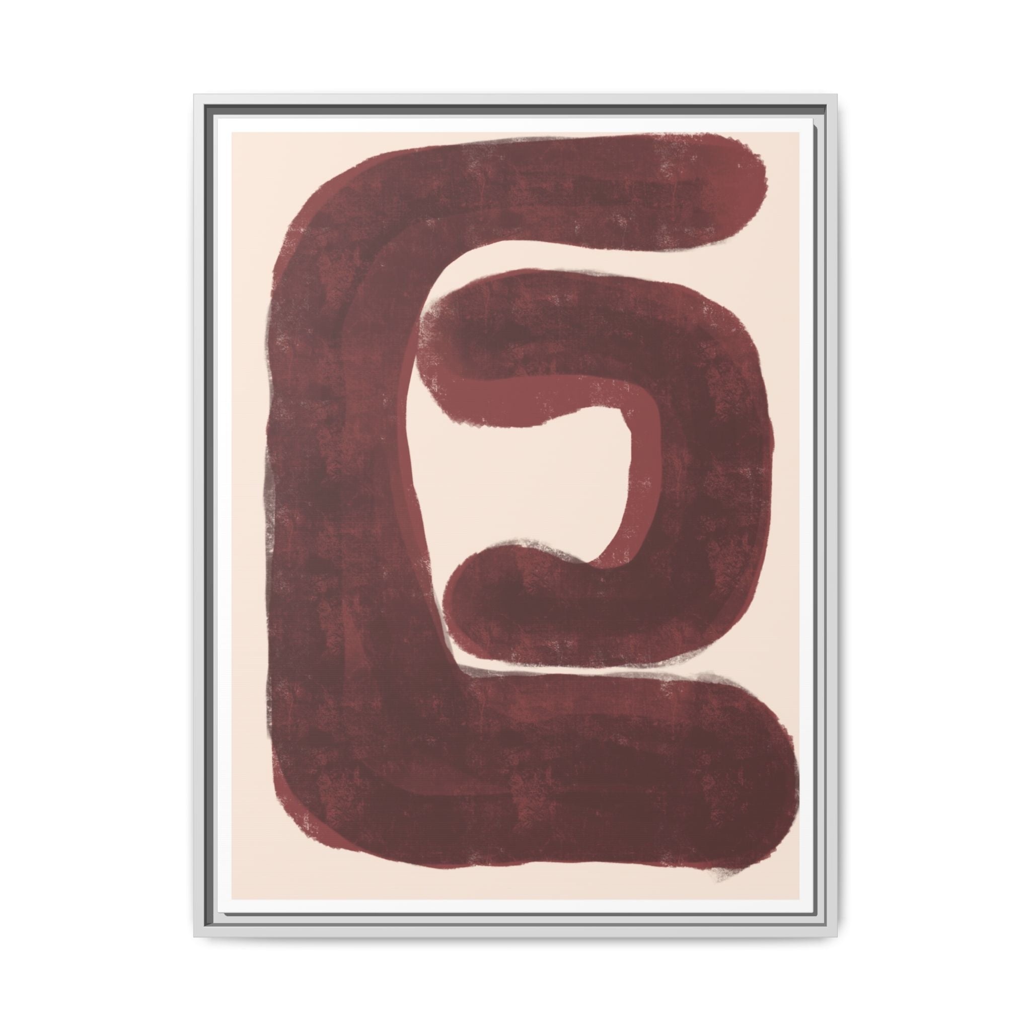 Burgundy Echo Form - Framed