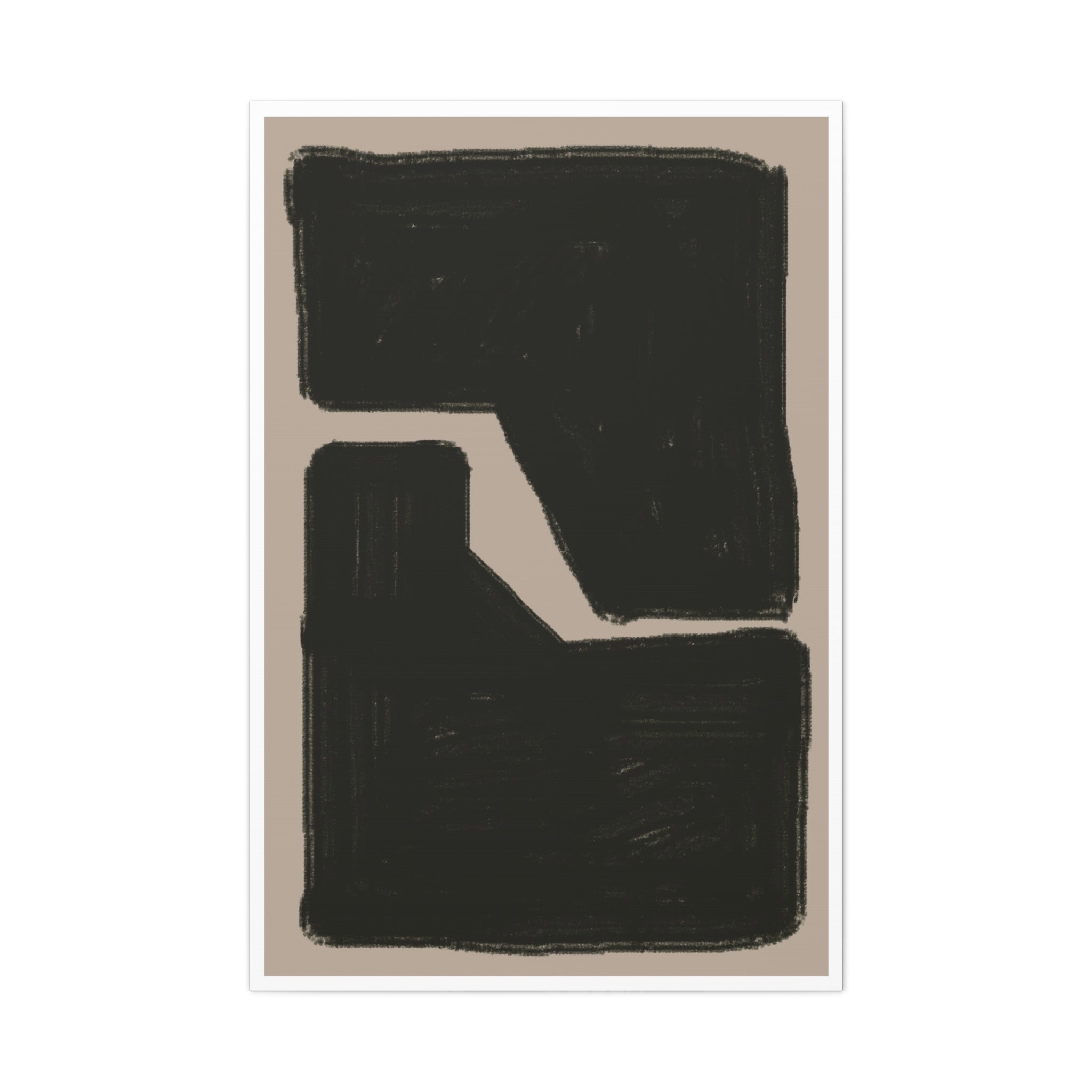 Midnight Geometry Passage - Canvas