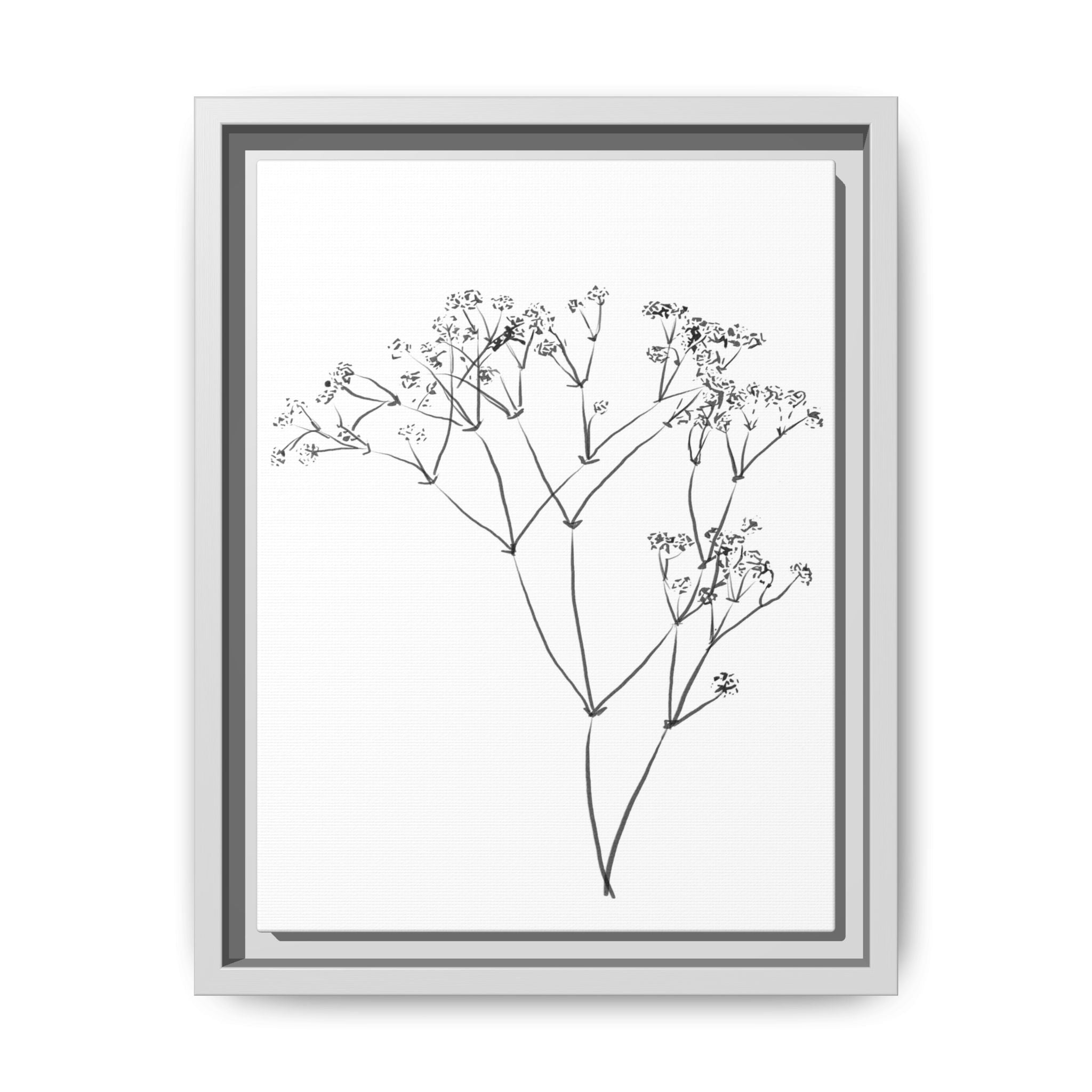 Whispering Meadow Sketch - Framed