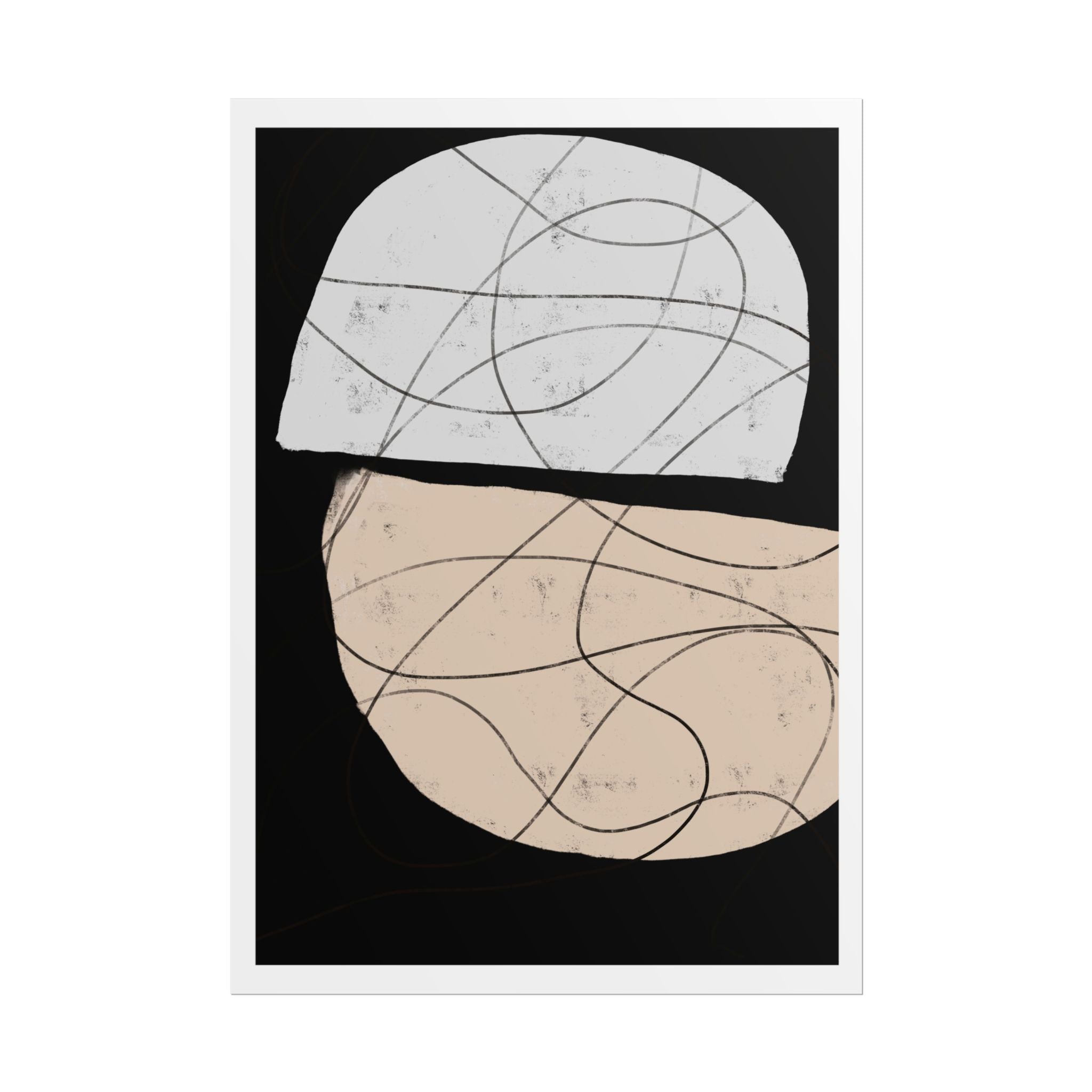 Nocturne Orbit Lines - Poster