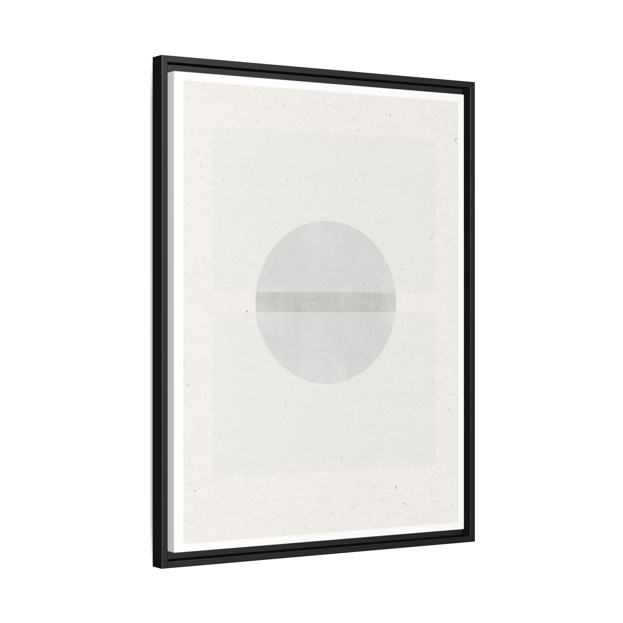 Silent Ivory Horizon - Framed
