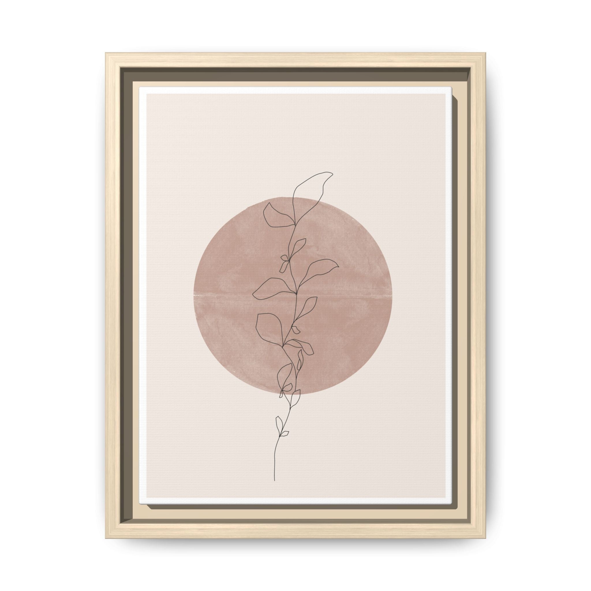 Blush Moonvine Quietude - Framed
