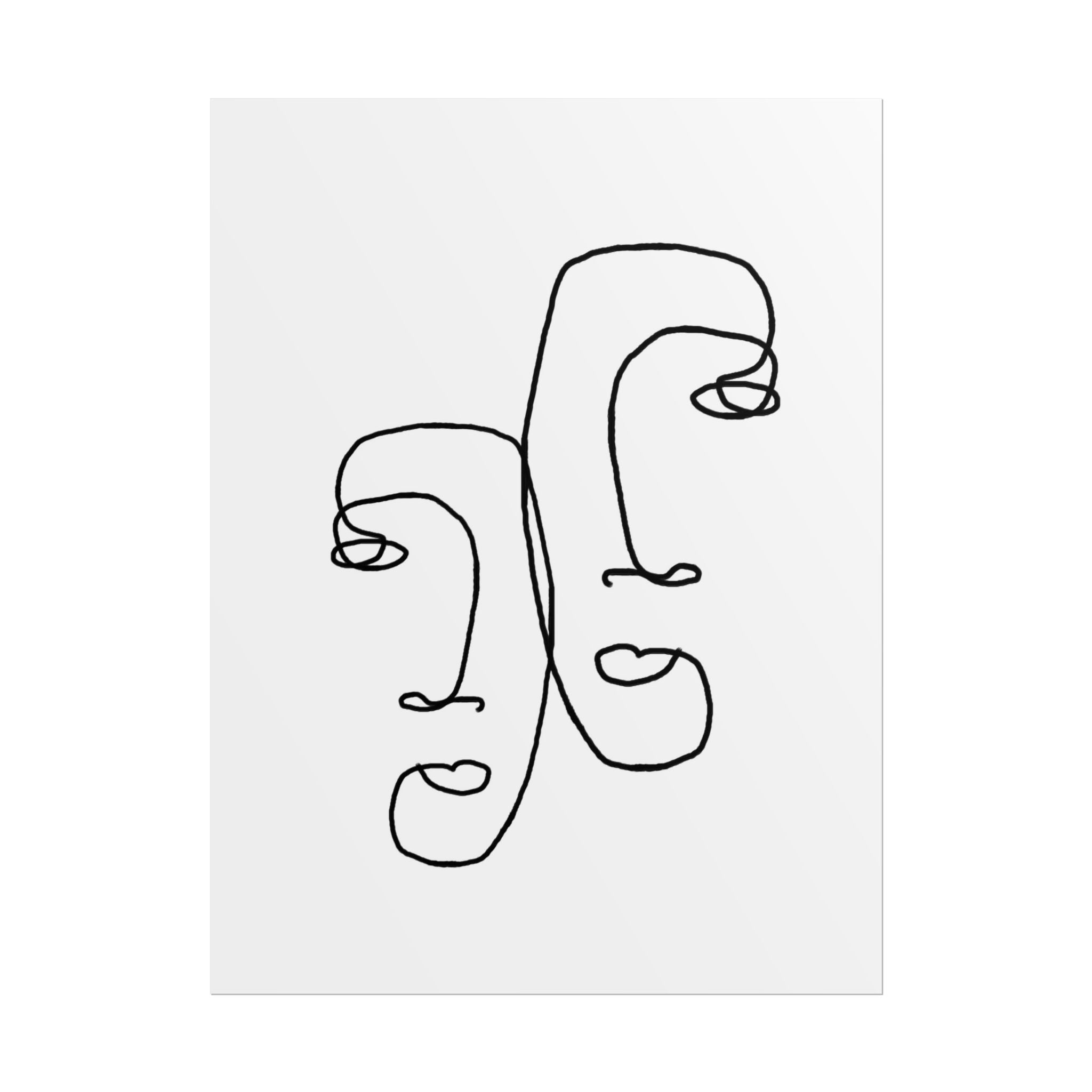 Silent Dual Reflections - Poster