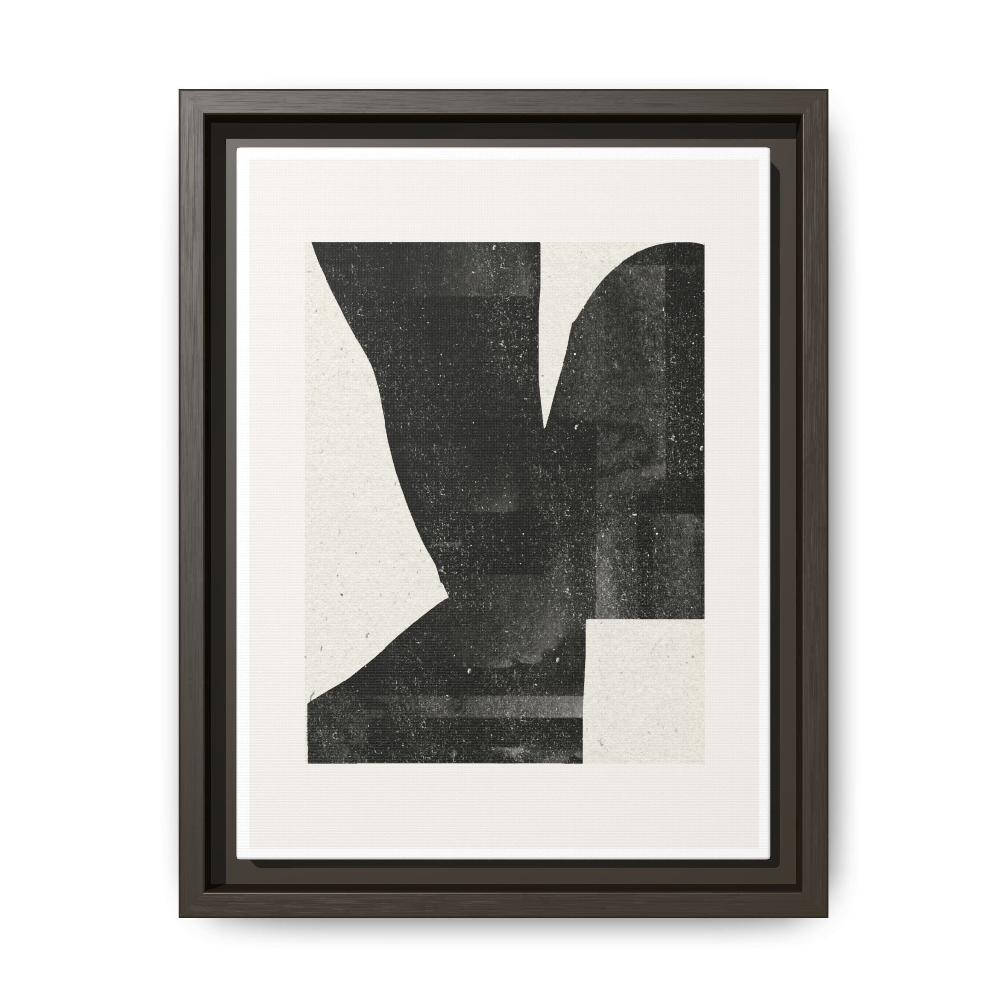 Noir Balance Echoes - Framed