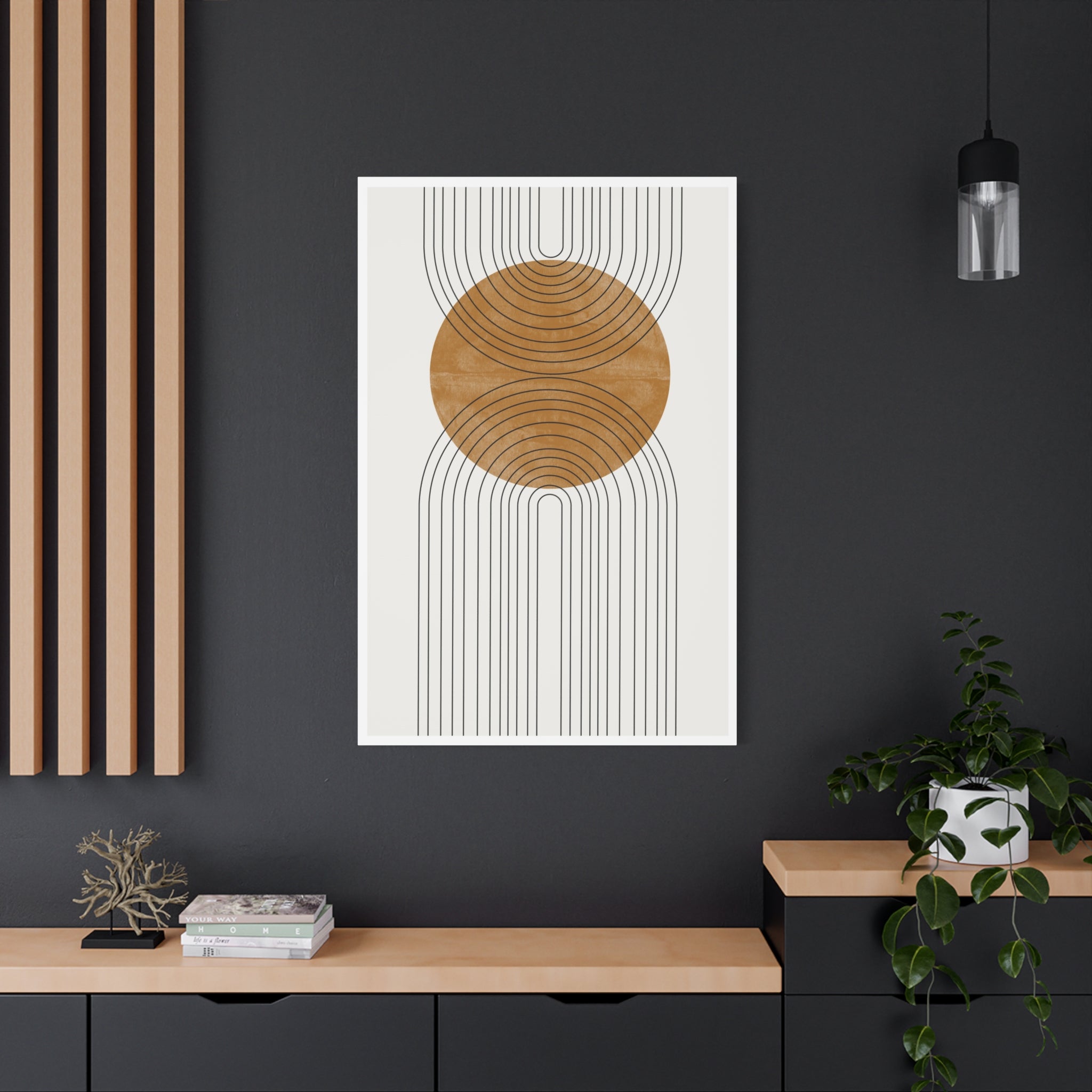 Golden Horizon Convergence - Canvas