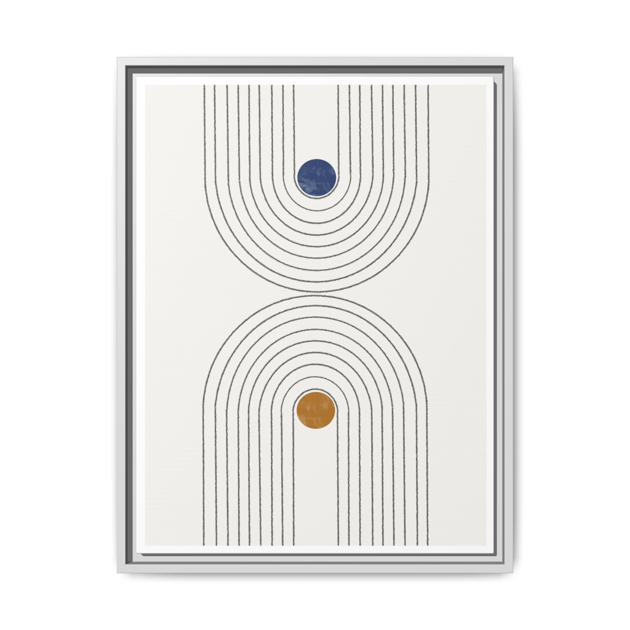 Dual Orbit Rhythm - Framed