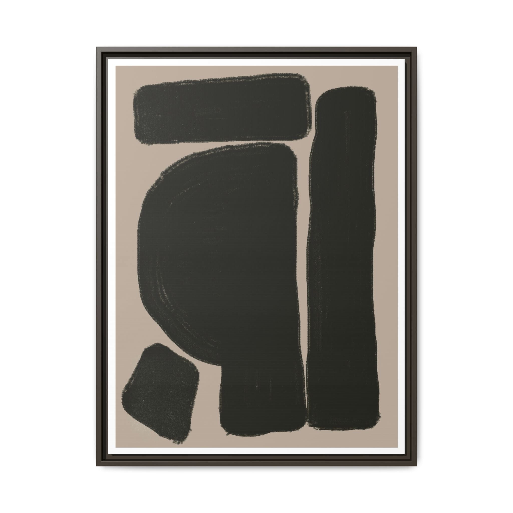Velvet Obsidian Forms - Framed