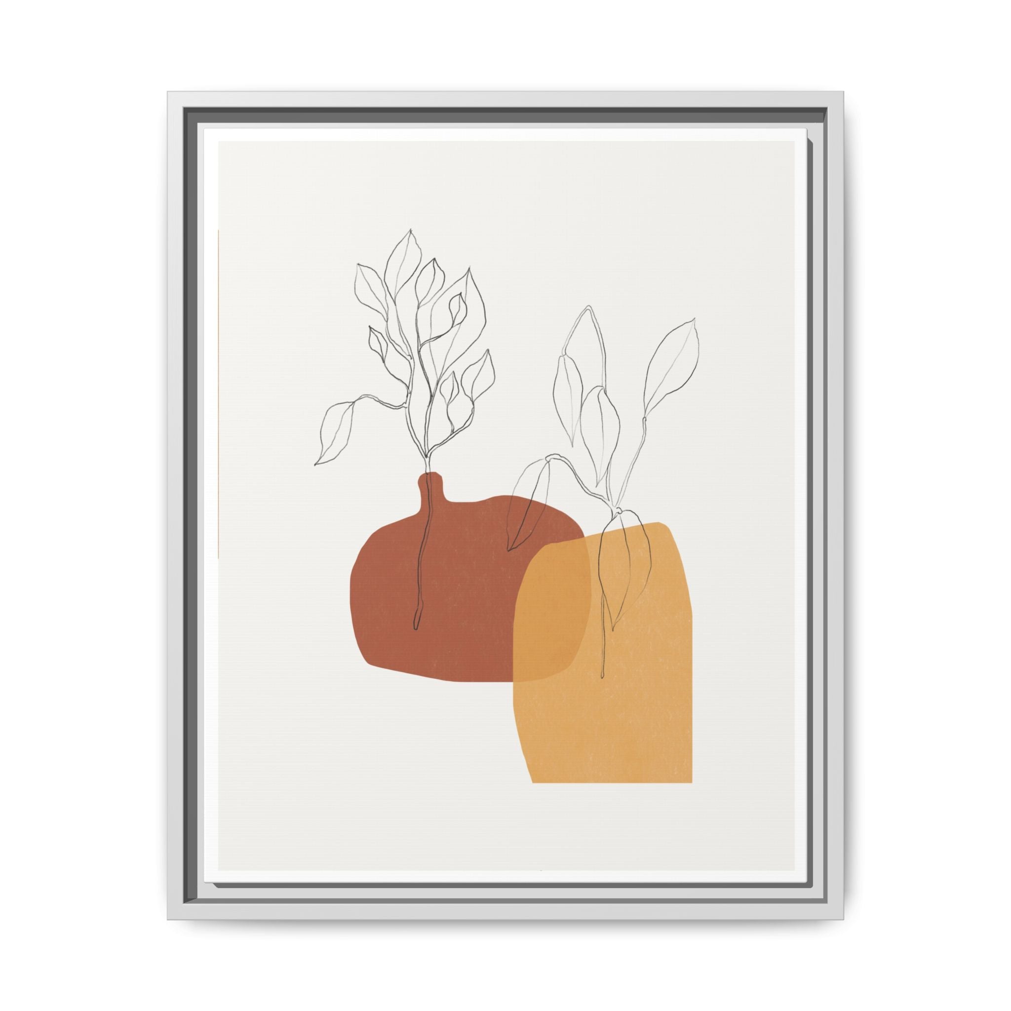 Terracotta Whisper Forms - Framed