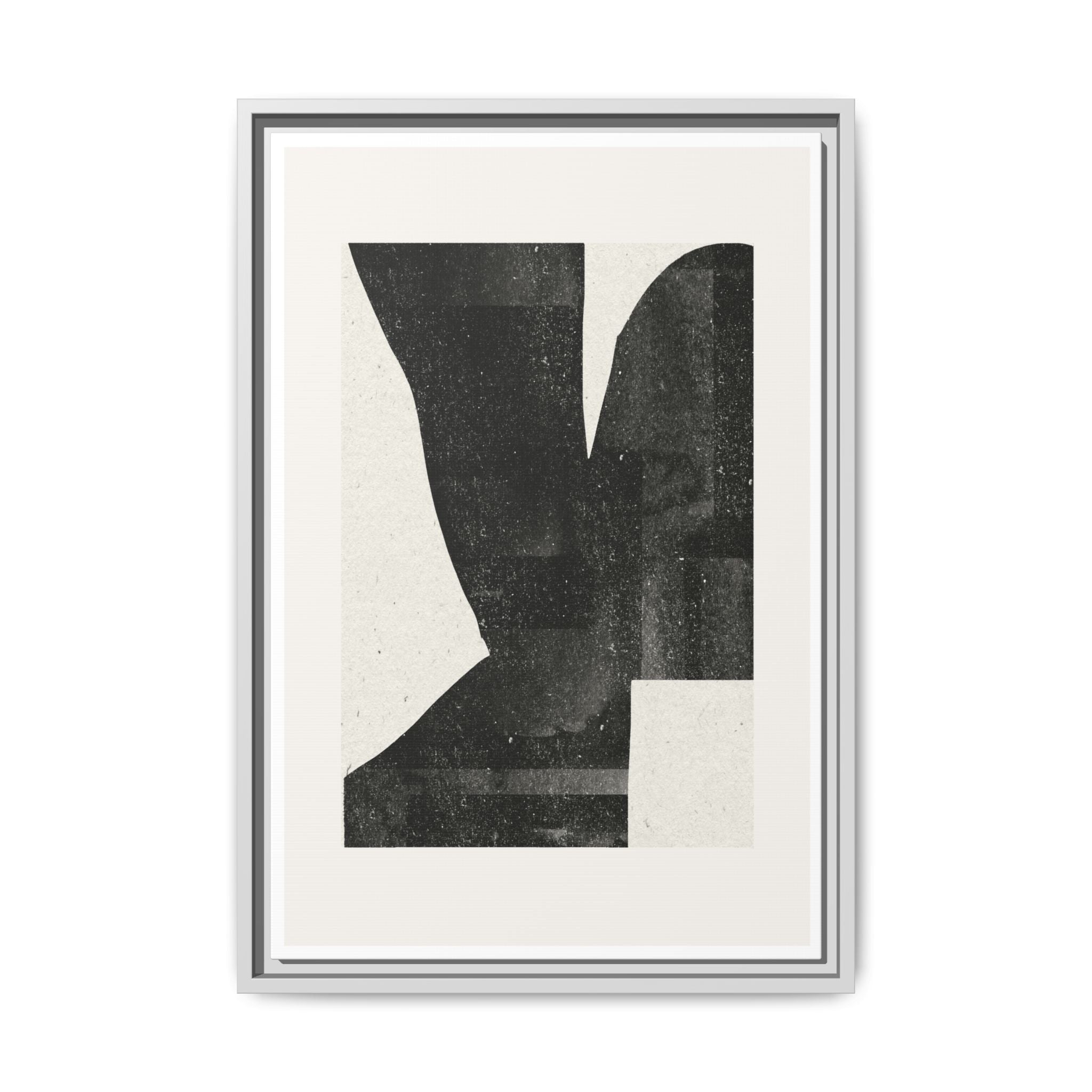 Noir Balance Echoes - Framed
