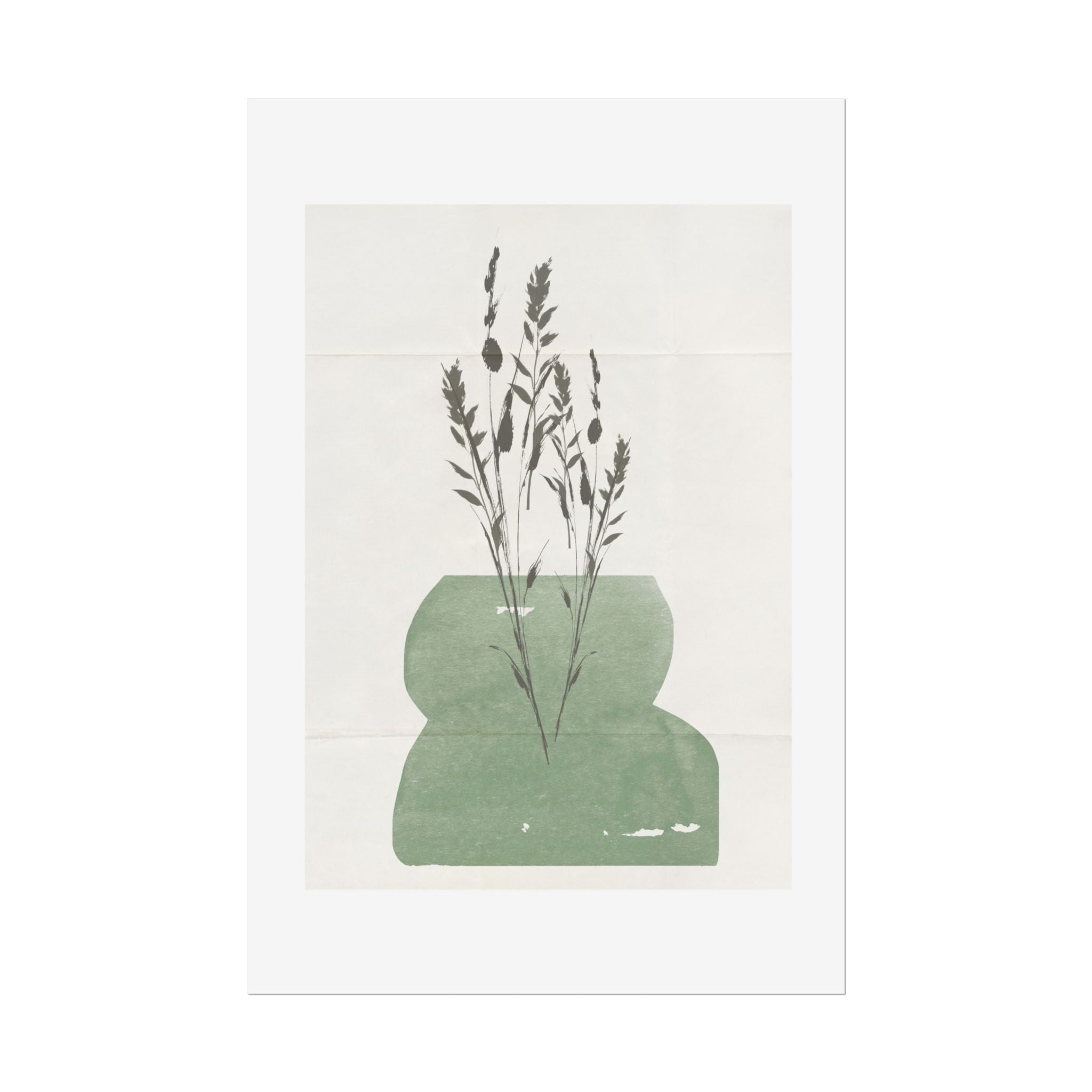 Sage Meadow Silhouette - Poster