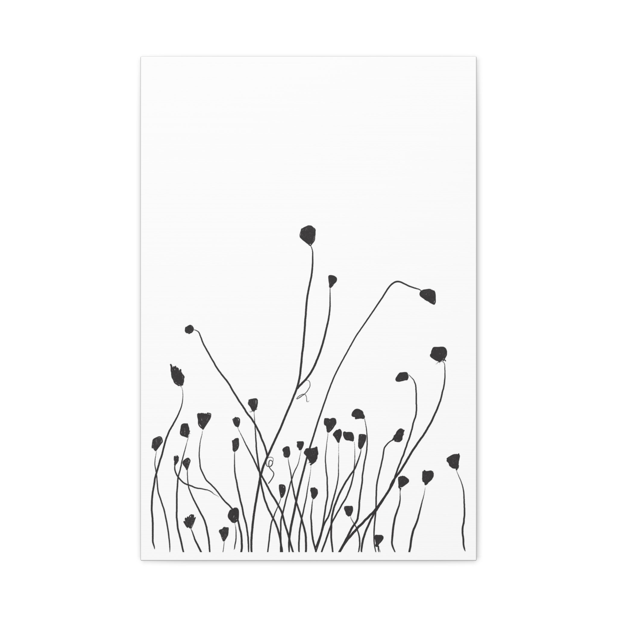 Silent Bloom Horizon - Canvas