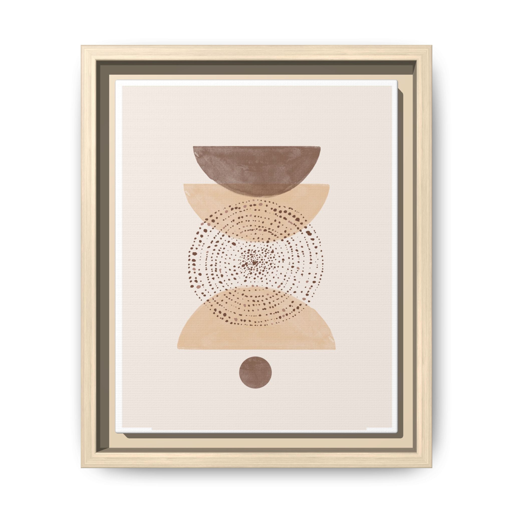 Terracotta Orbit Balance - Framed