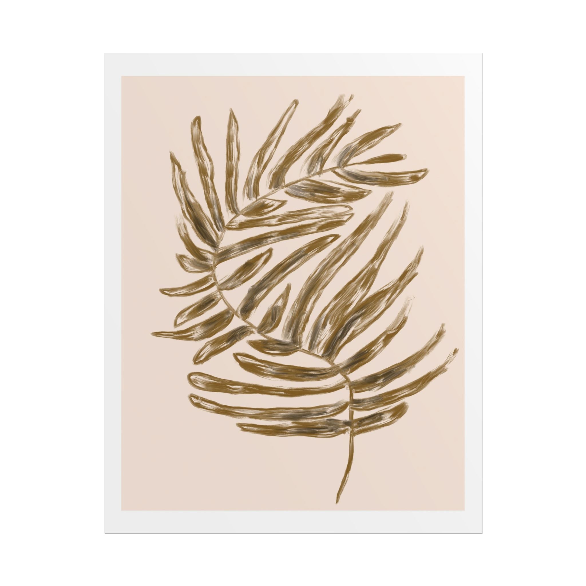 Golden Frond Reverie - Poster