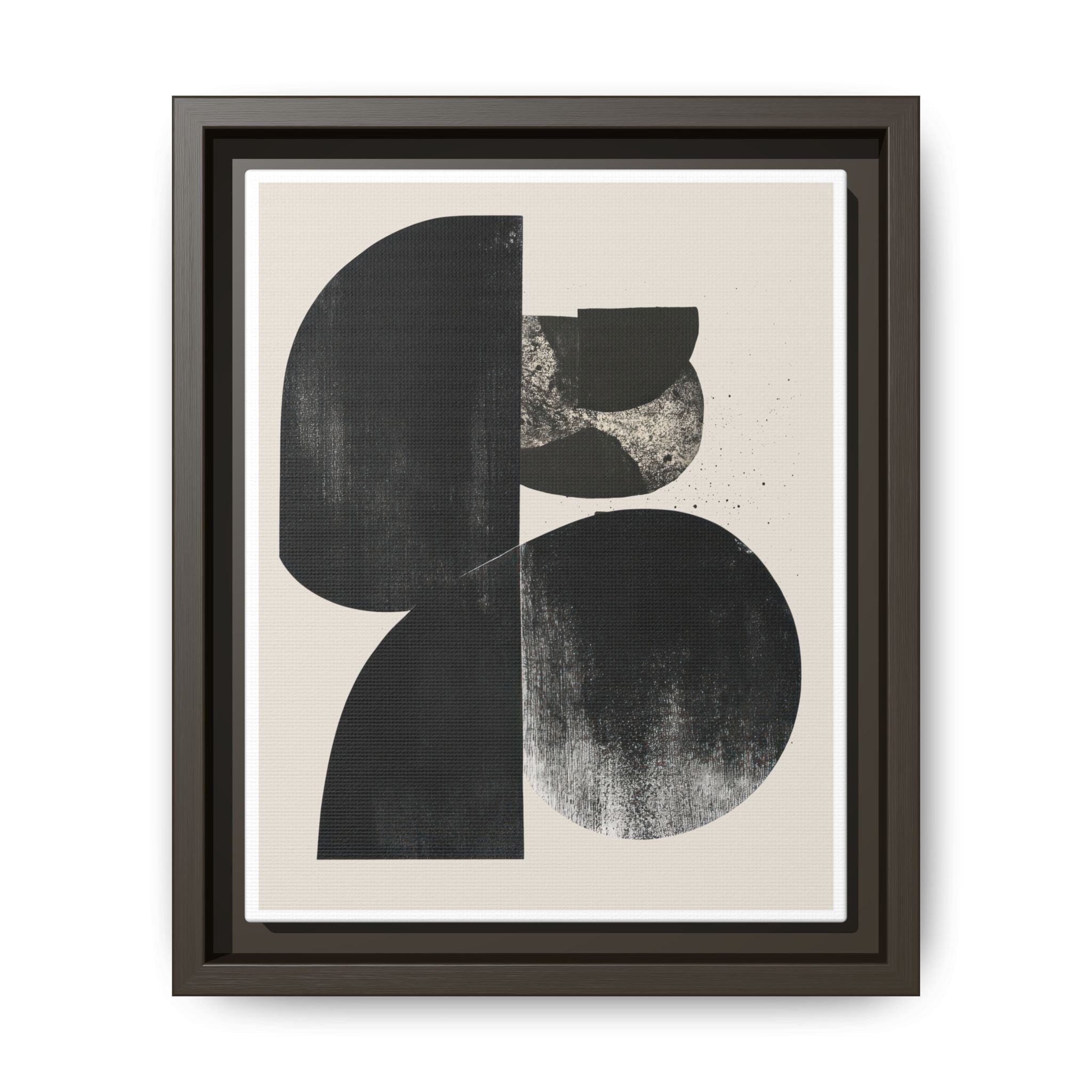 Obsidian Drift Composition - Framed
