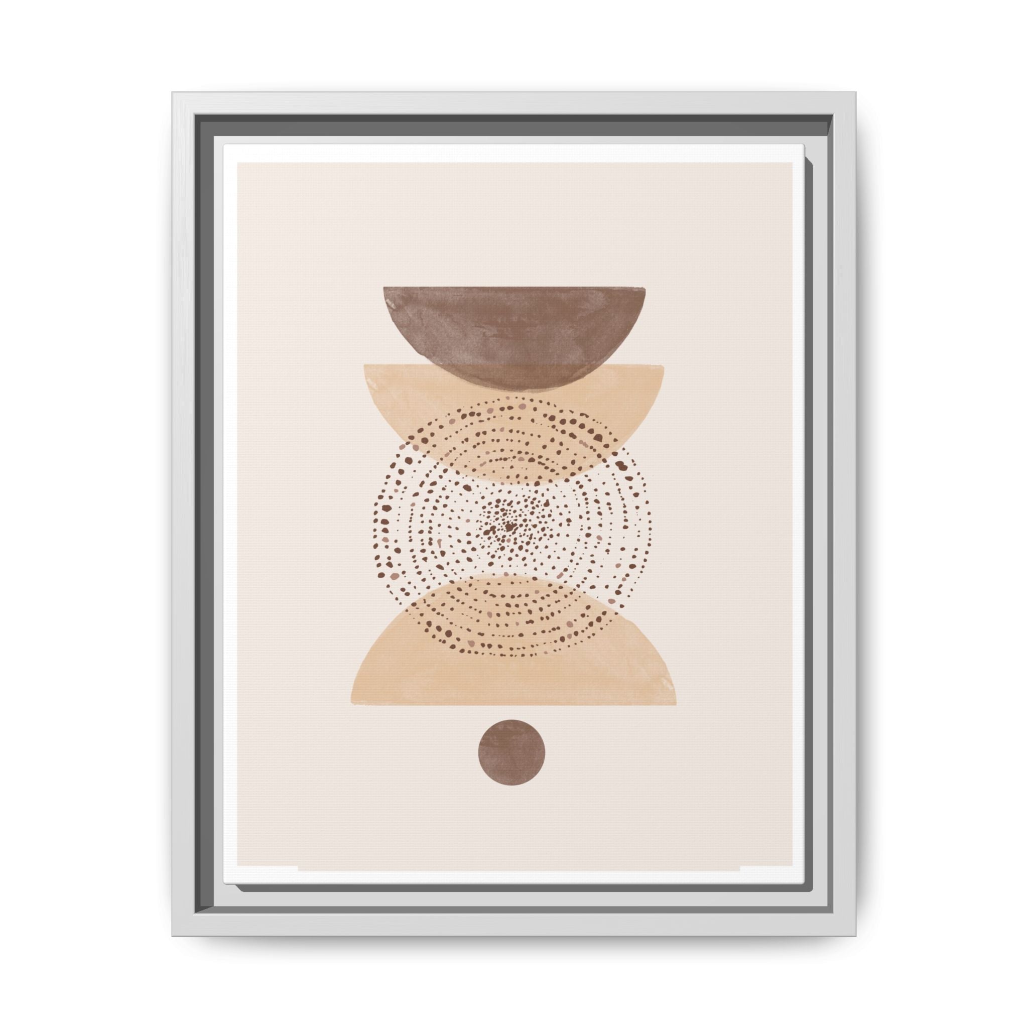 Terracotta Orbit Balance - Framed