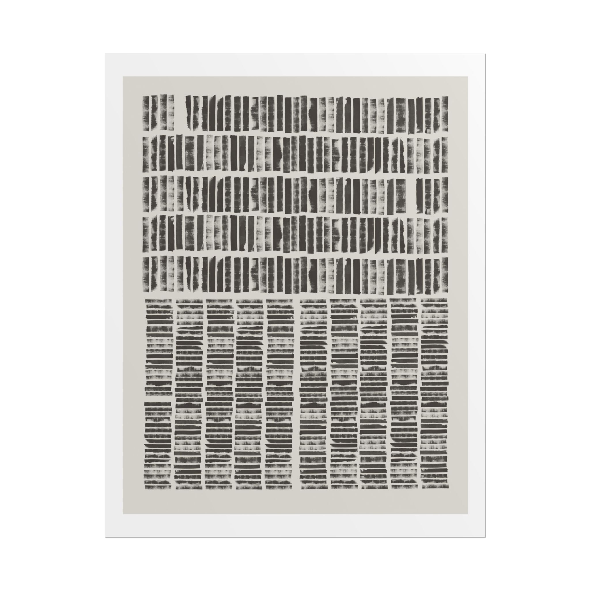Shadow Rhythm Columns - Poster