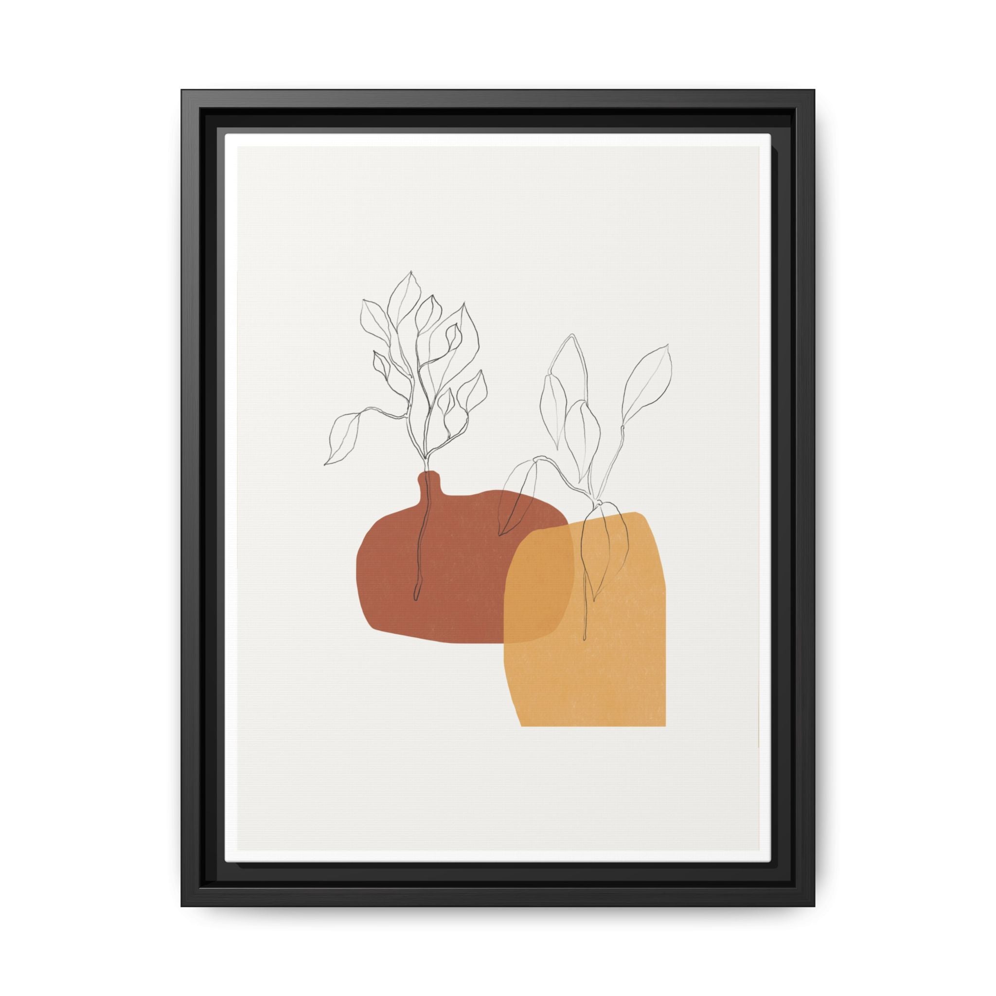 Terracotta Whisper Forms - Framed