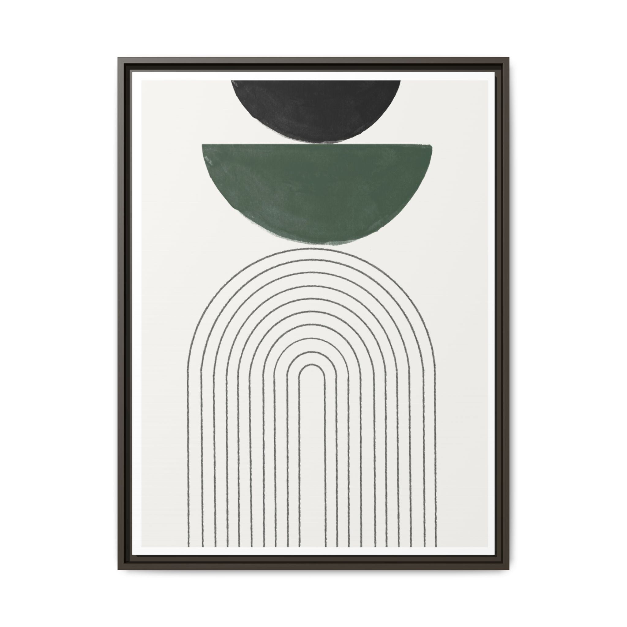 Emerald Arc Horizon - Framed