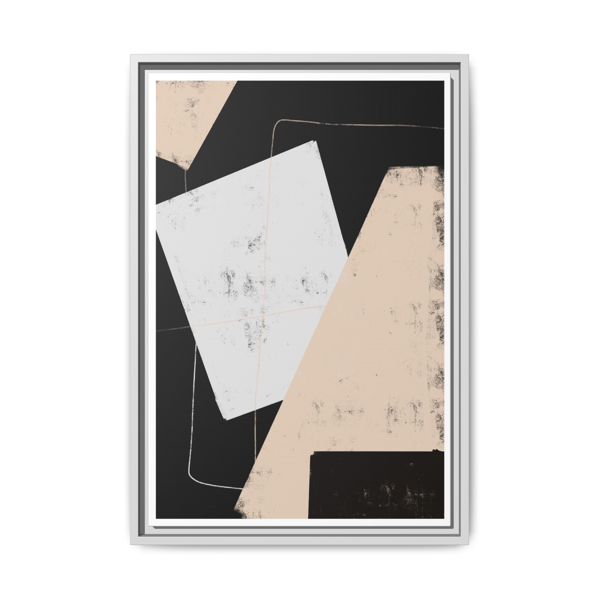 Silent Geometry Passage - Framed