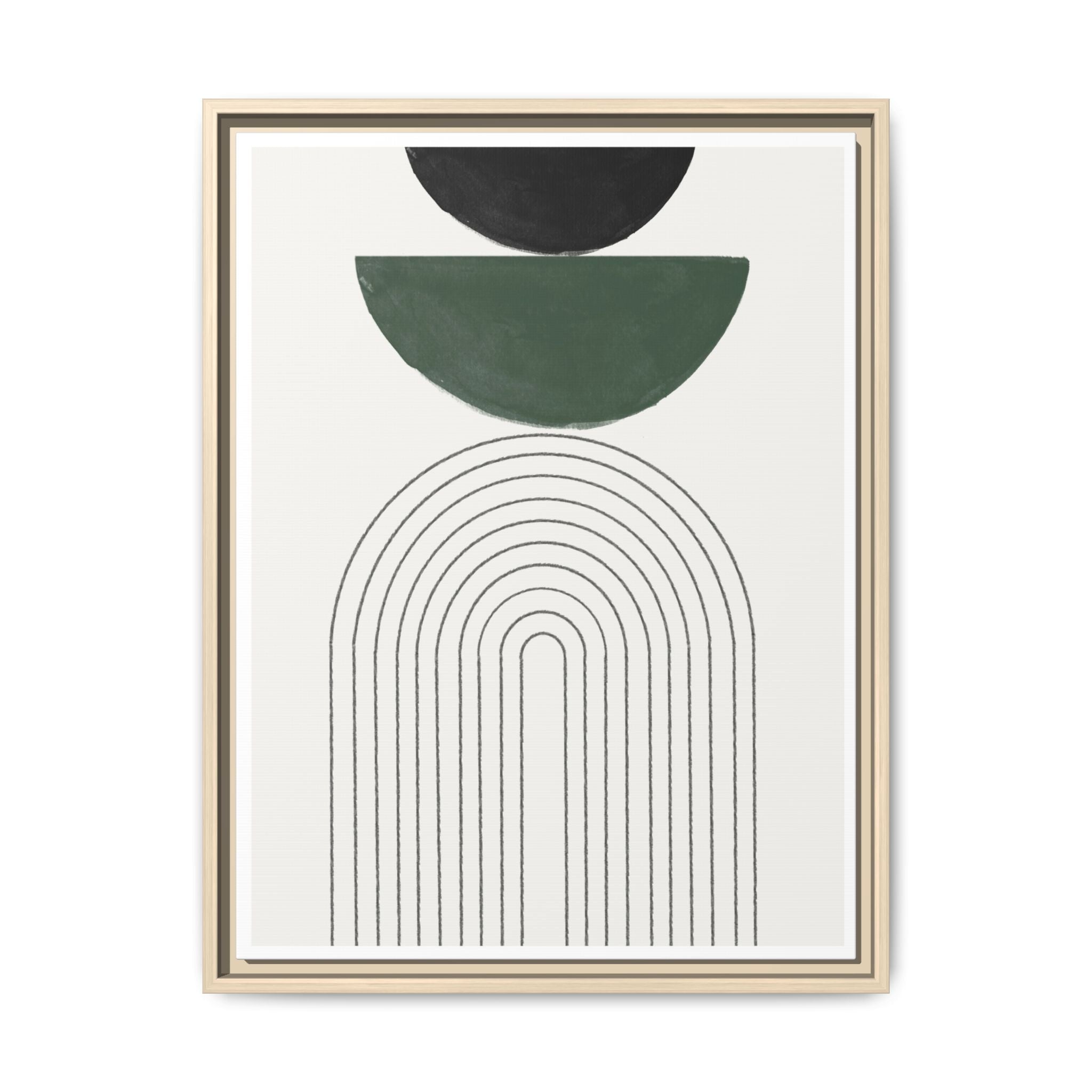 Emerald Arc Horizon - Framed