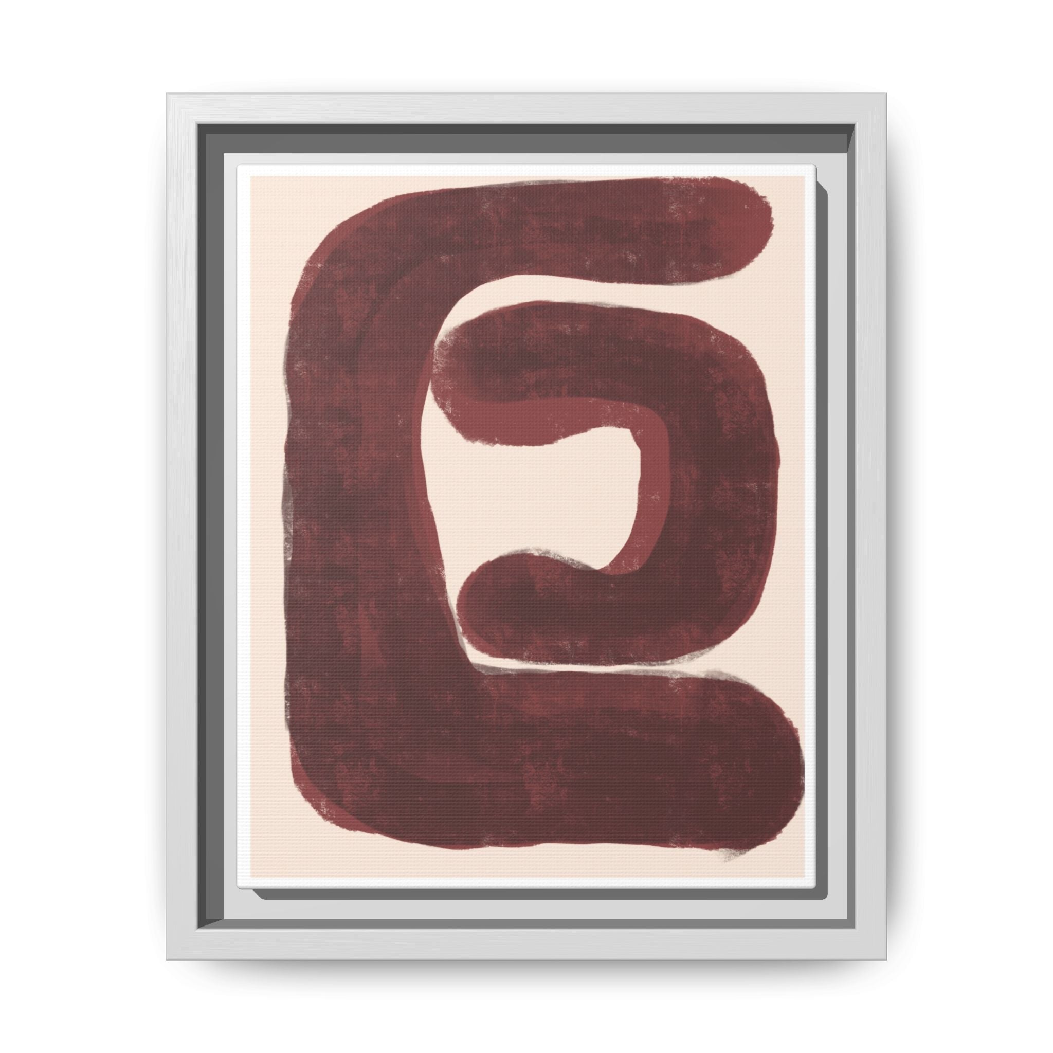 Burgundy Echo Form - Framed