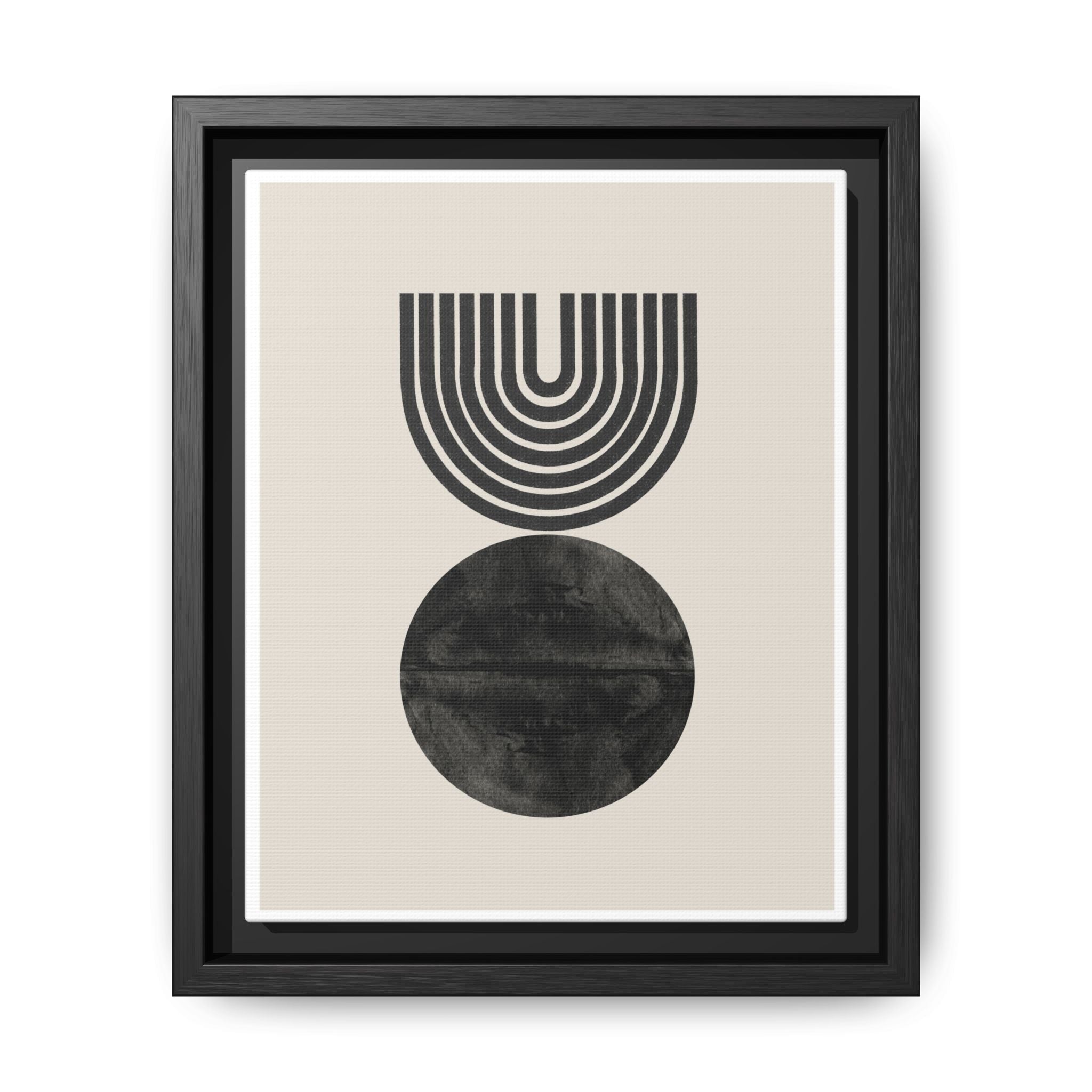 Obsidian Echo Arches - Framed