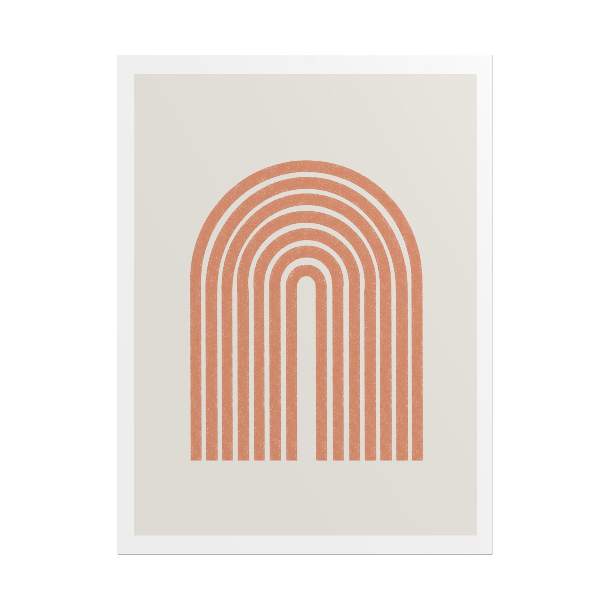 Terracotta Arc Whisper - Poster