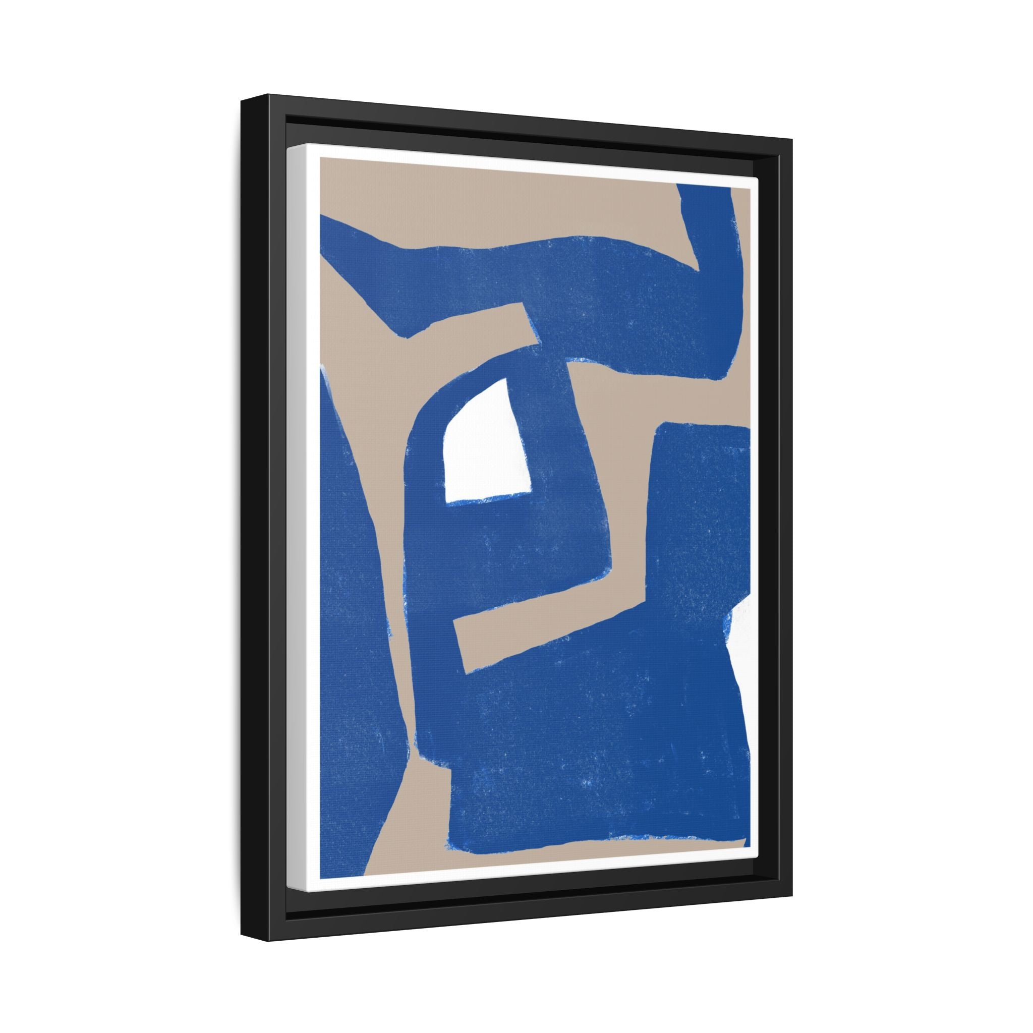 Cobalt Passage Echoes - Framed