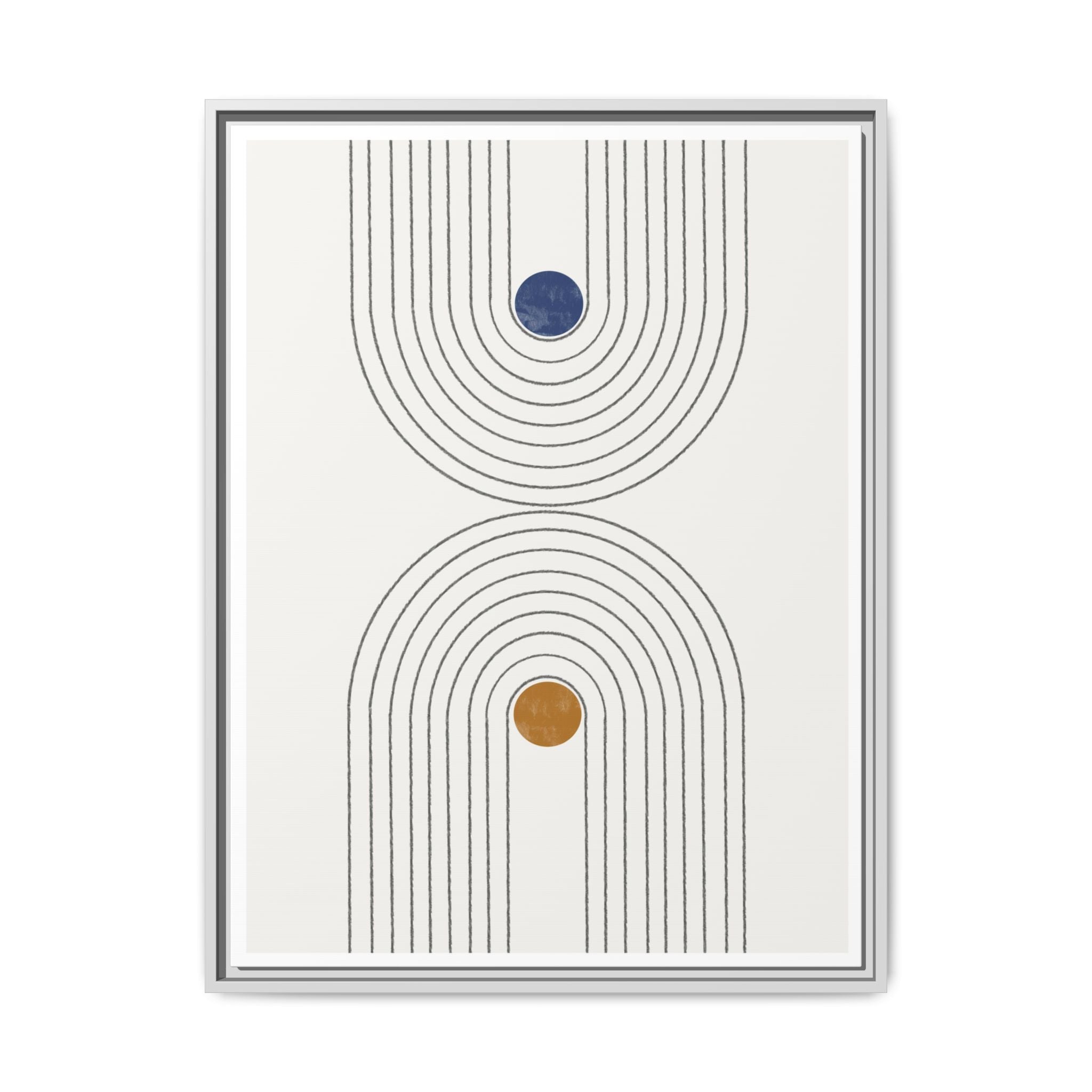 Dual Orbit Rhythm - Framed