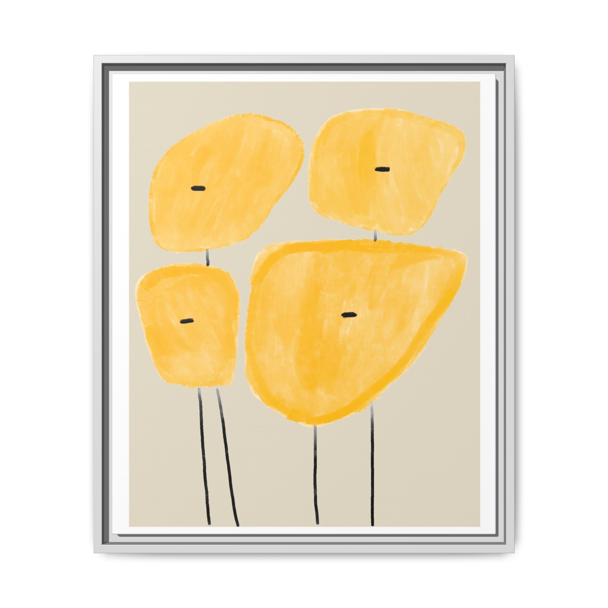 Golden Meadow Figures - Framed