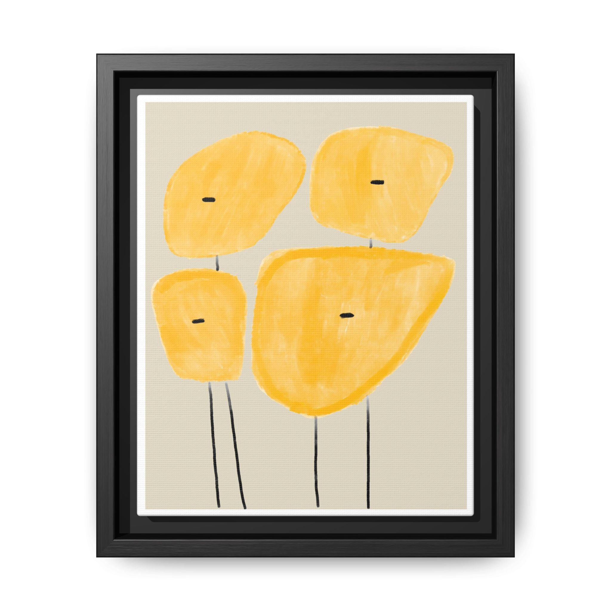 Golden Meadow Figures - Framed