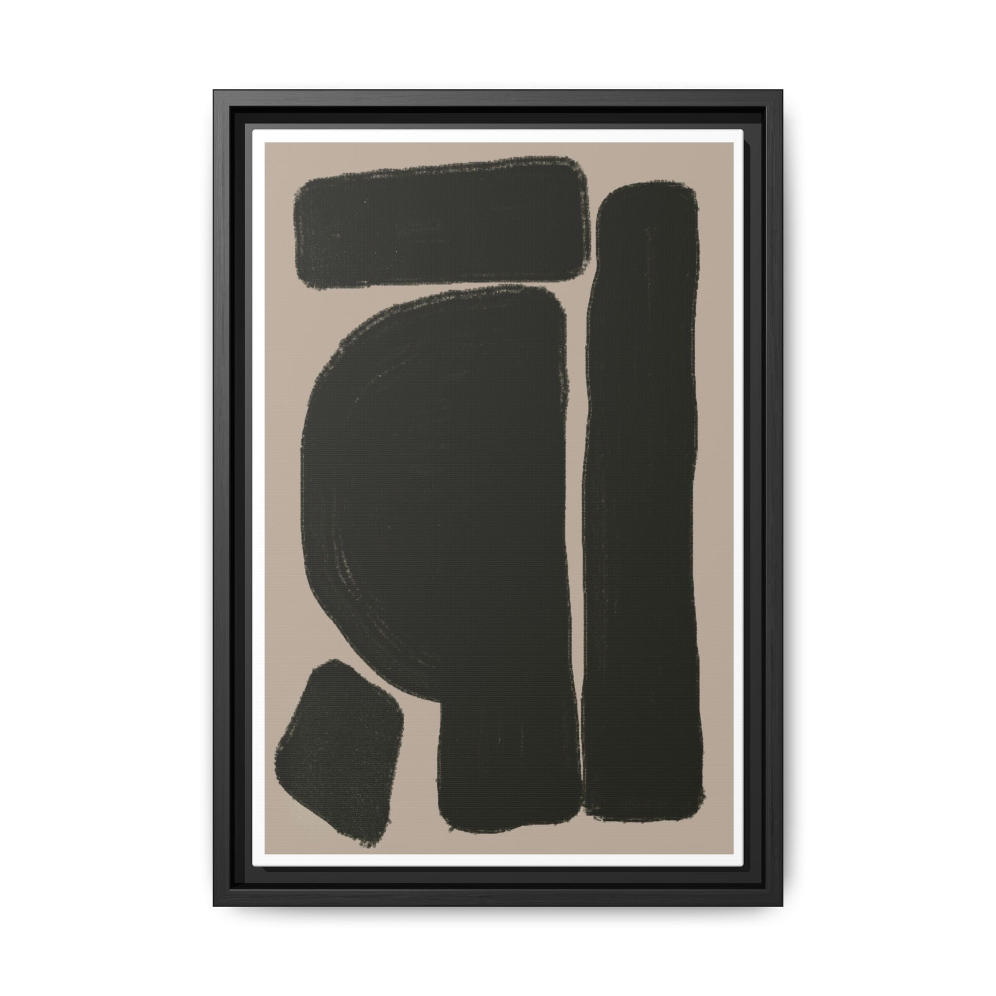 Velvet Obsidian Forms - Framed