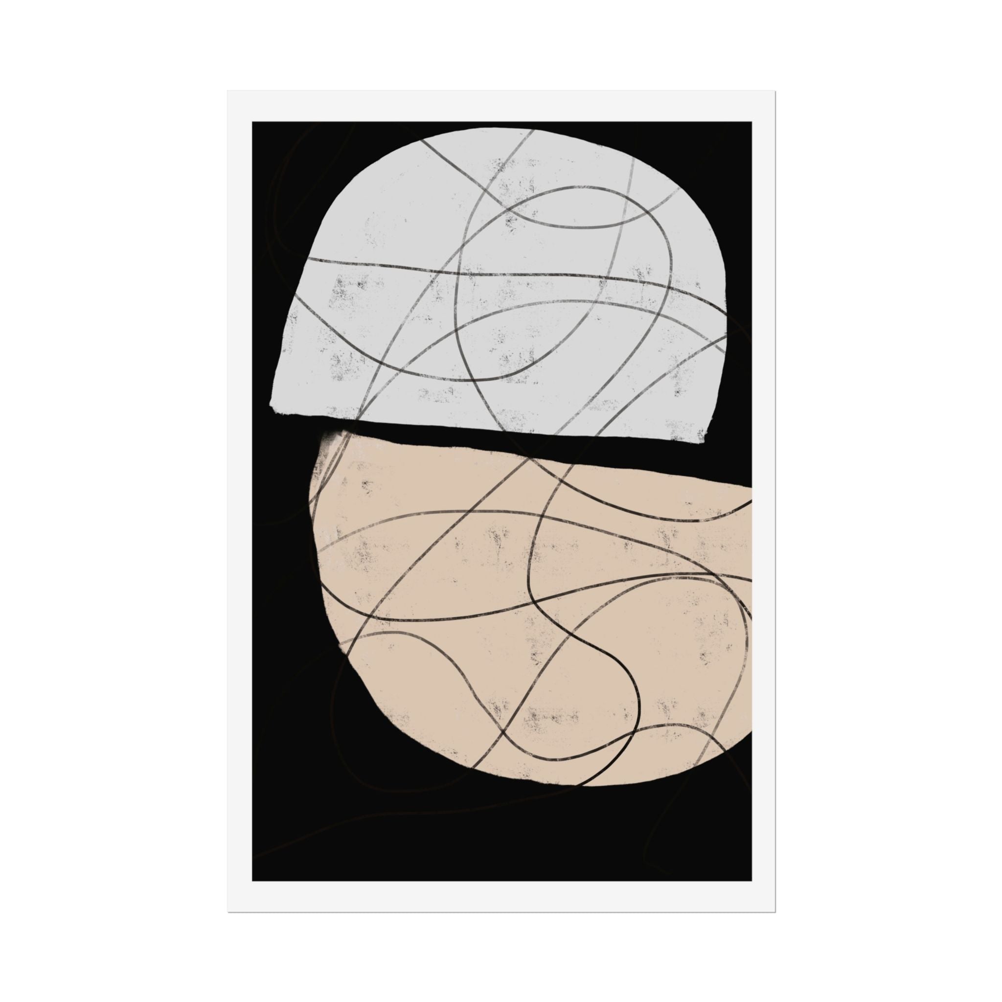 Nocturne Orbit Lines - Poster