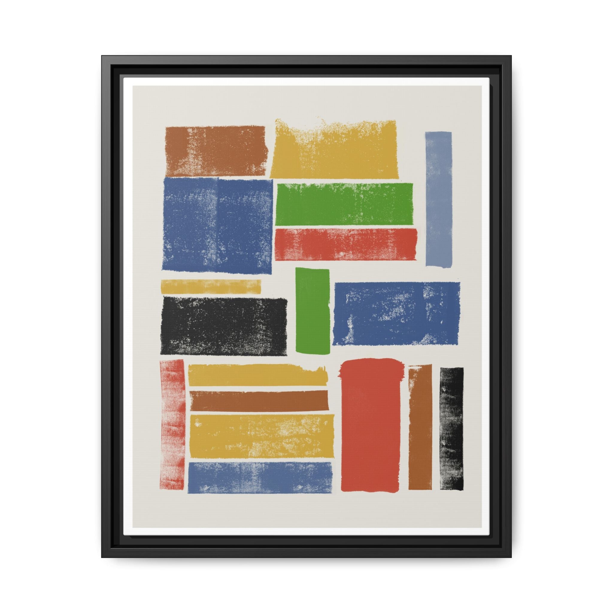 Playful Color Rhythm - Framed