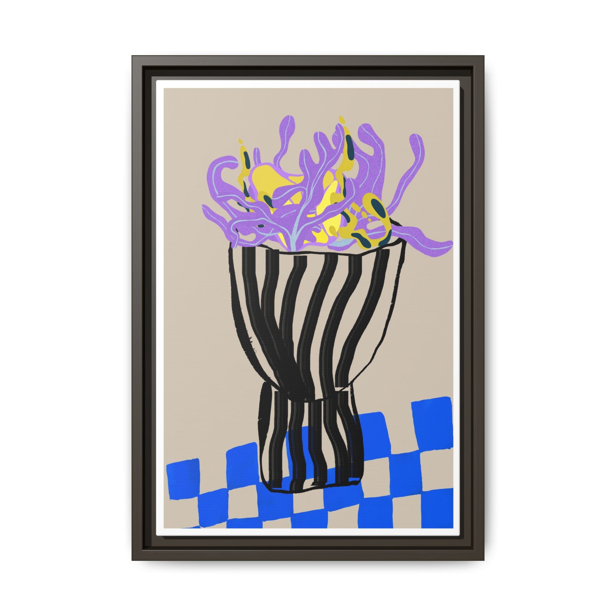 Lavender Coral Mirage - Framed