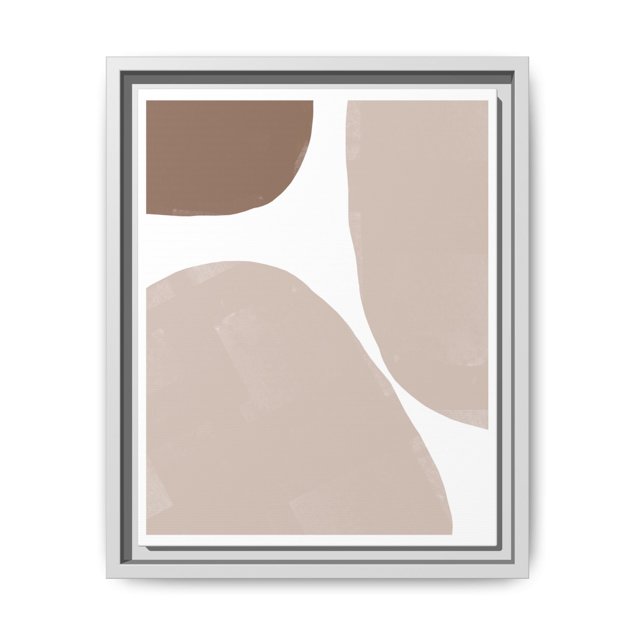 Muted Clay Horizons - Framed