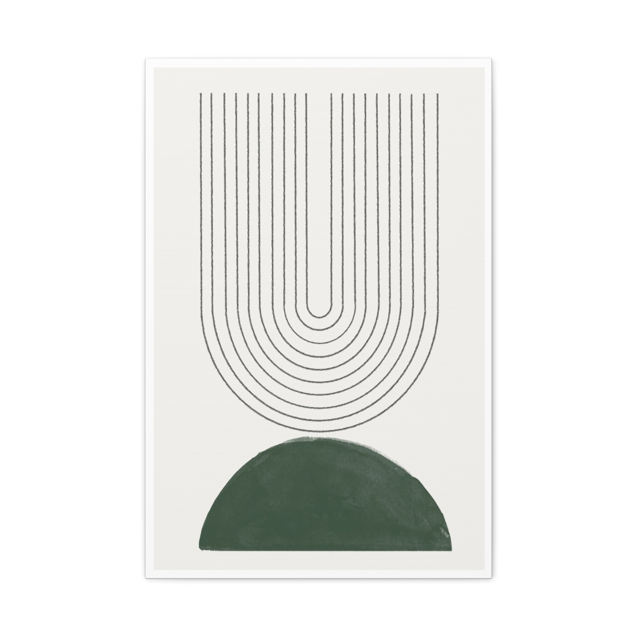 Emerald Echo Pathways - Canvas