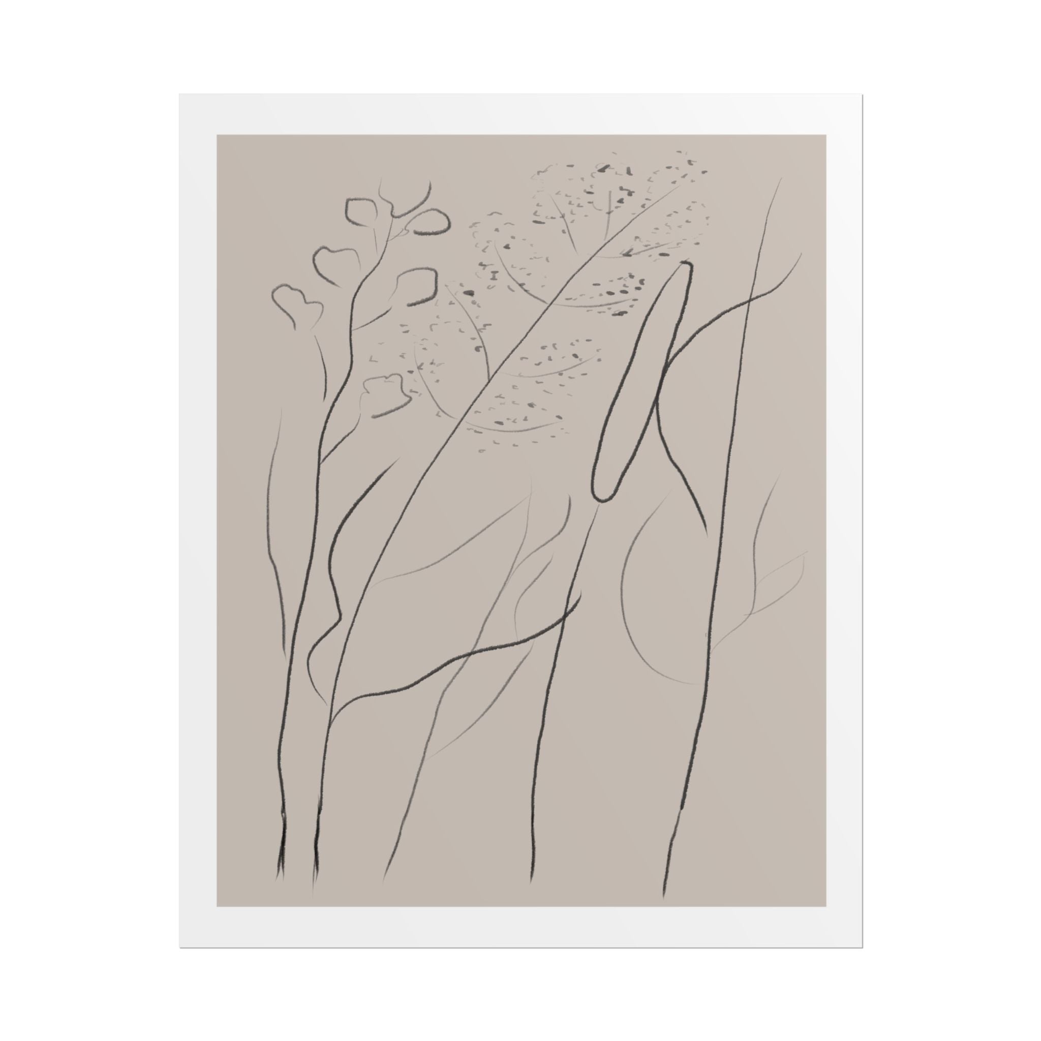 Quiet Woodland Traces - Poster