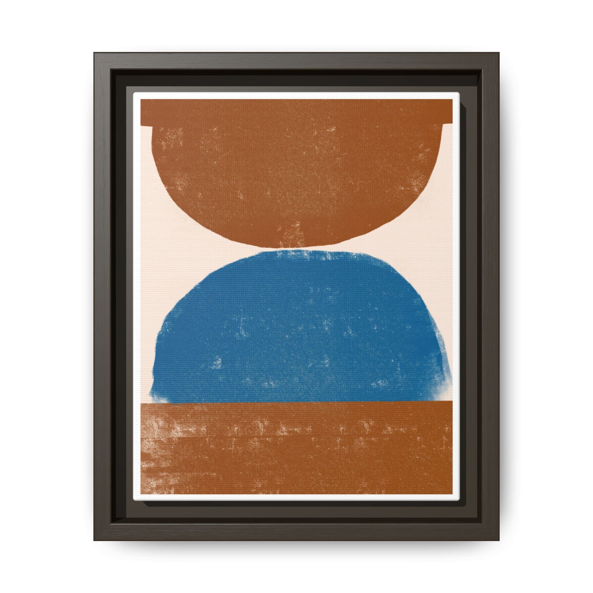 Cobalt Ember Equilibrium - Framed