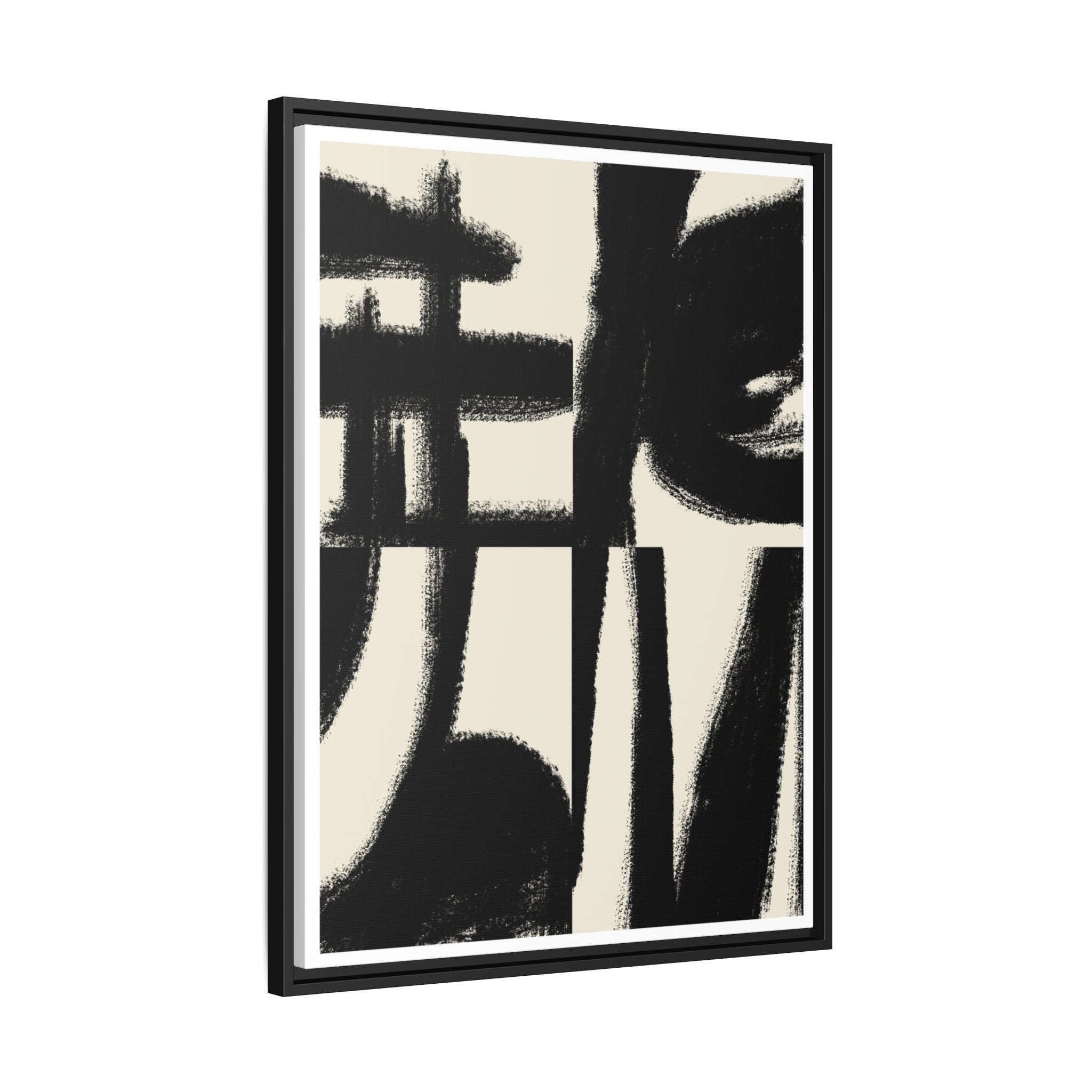 Midnight Gesture Fragments - Framed