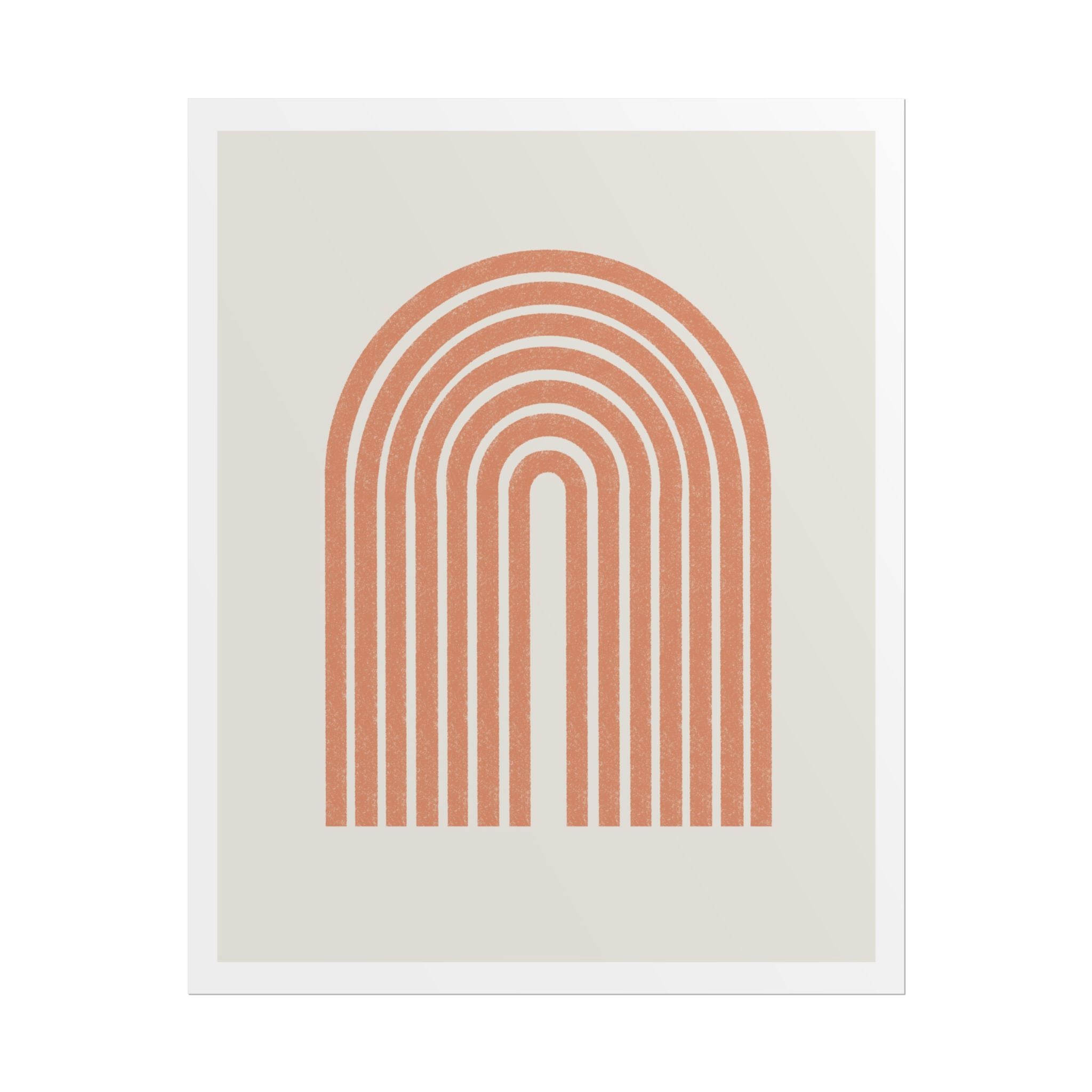 Terracotta Arc Whisper - Poster