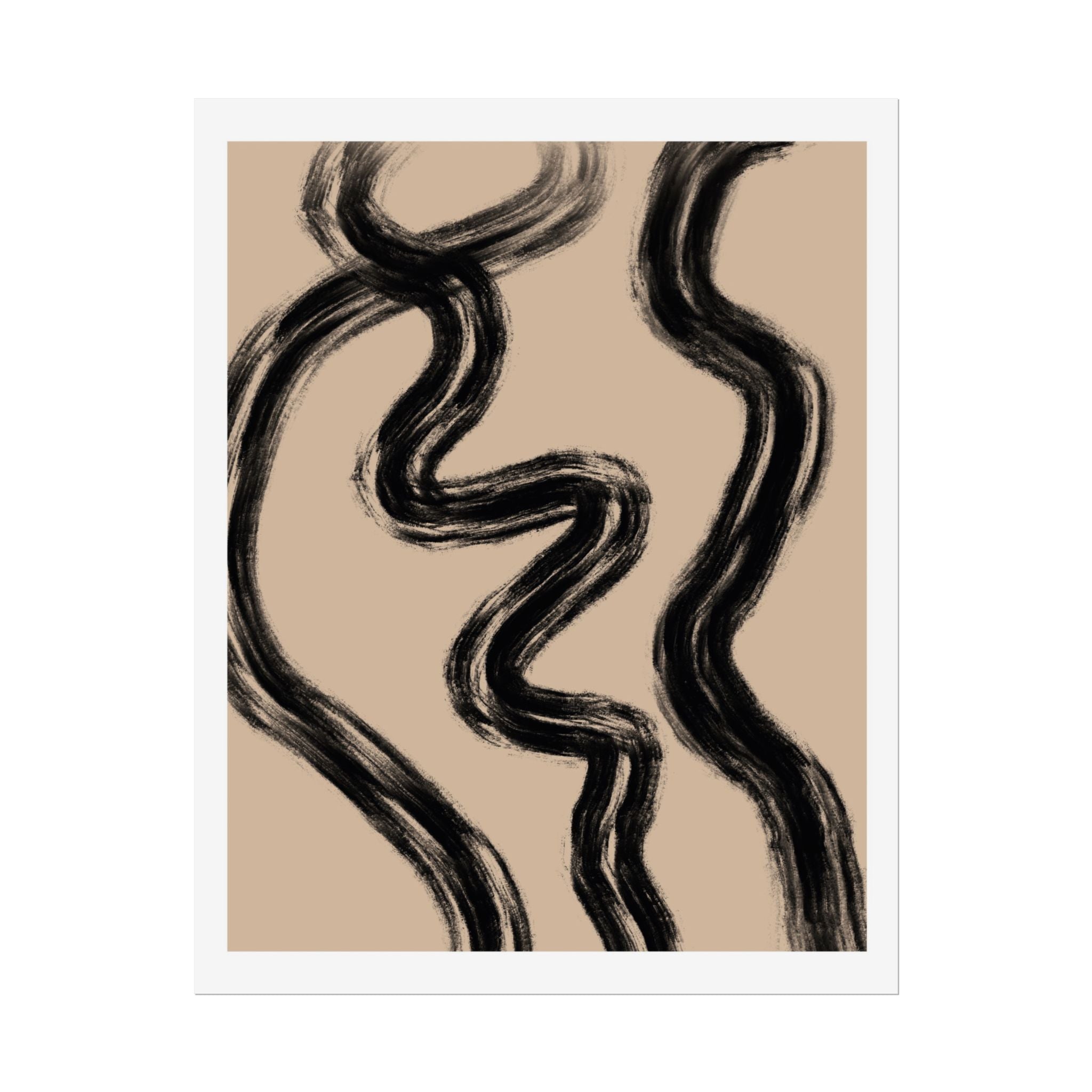 Midnight Current Lines - Poster