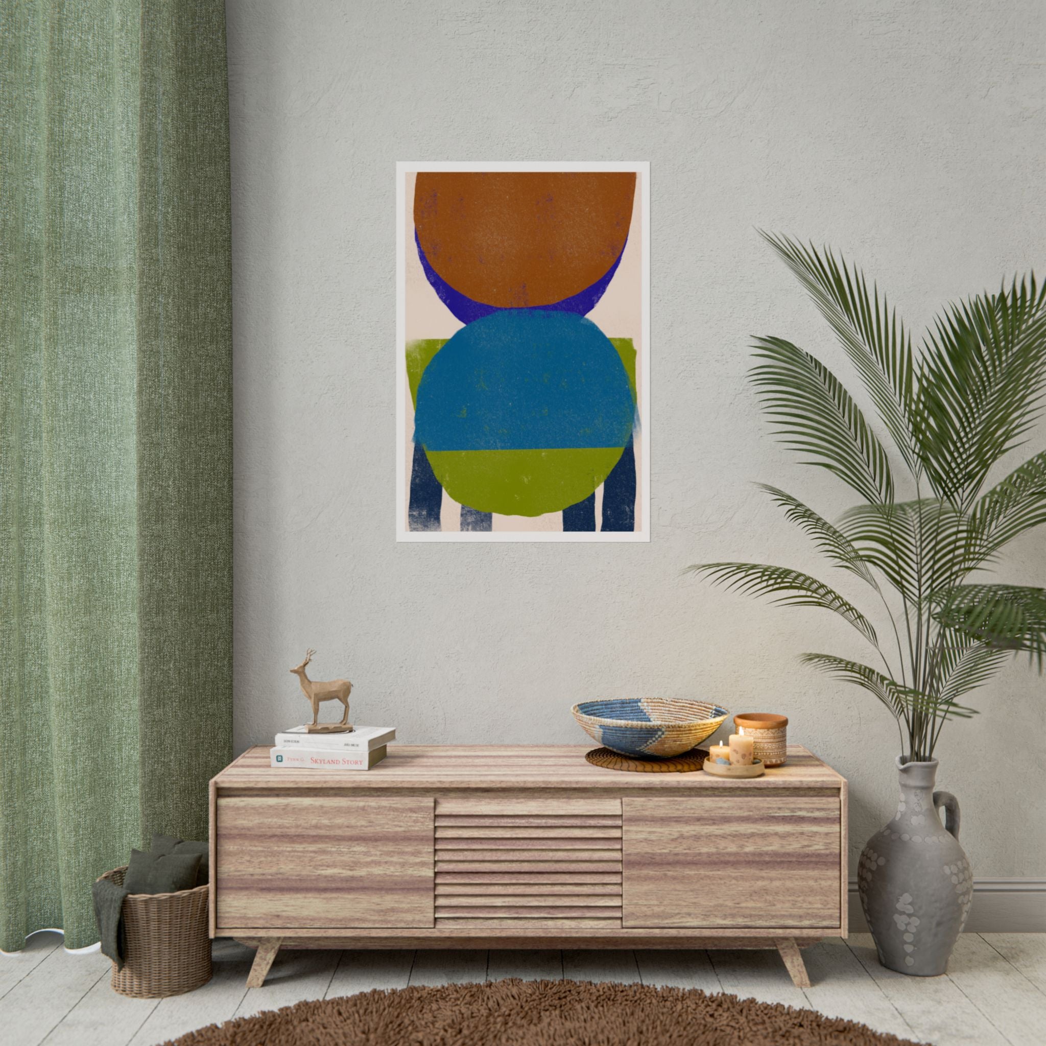 Azure Meadow Eclipse - Poster