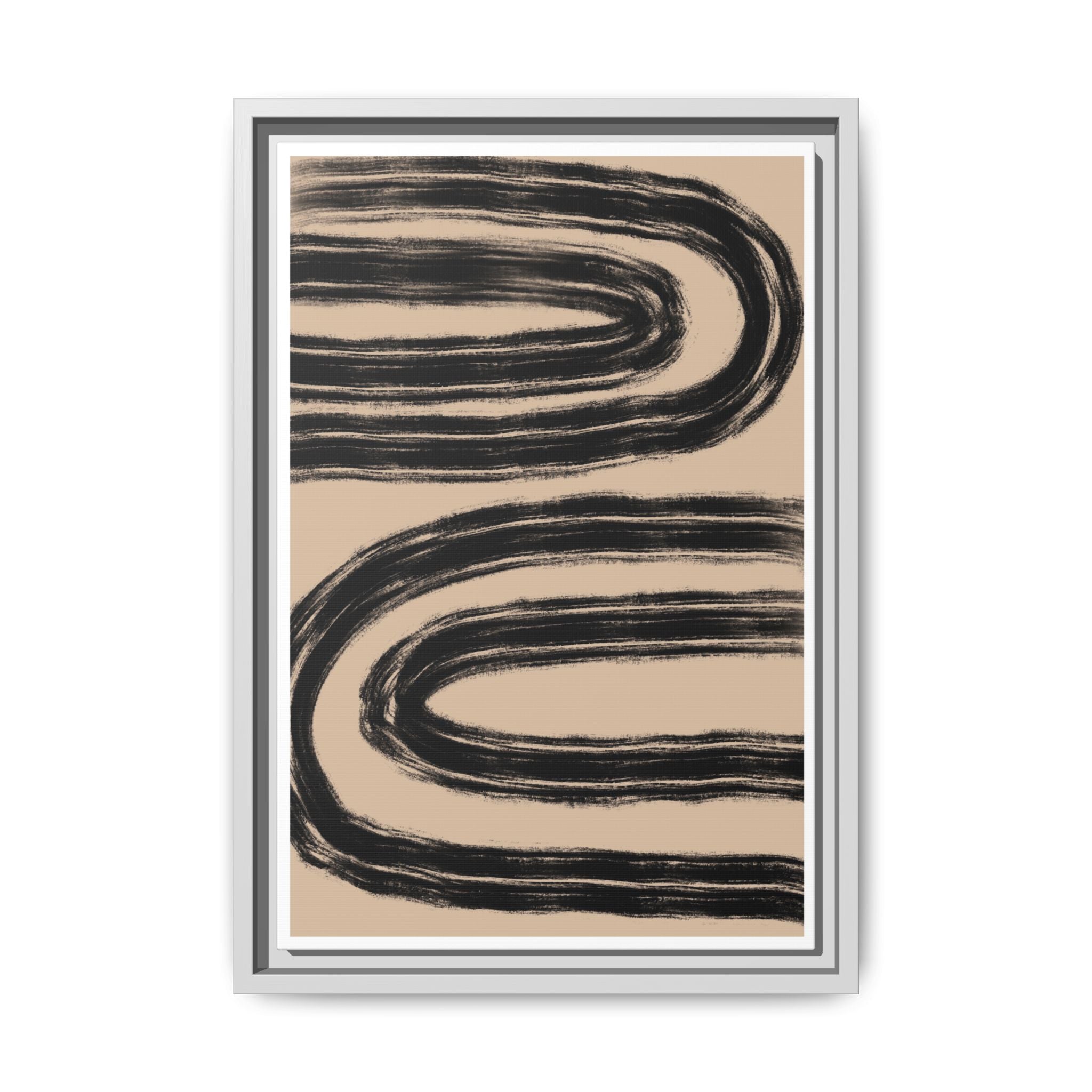 Midnight Current Echoes - Framed