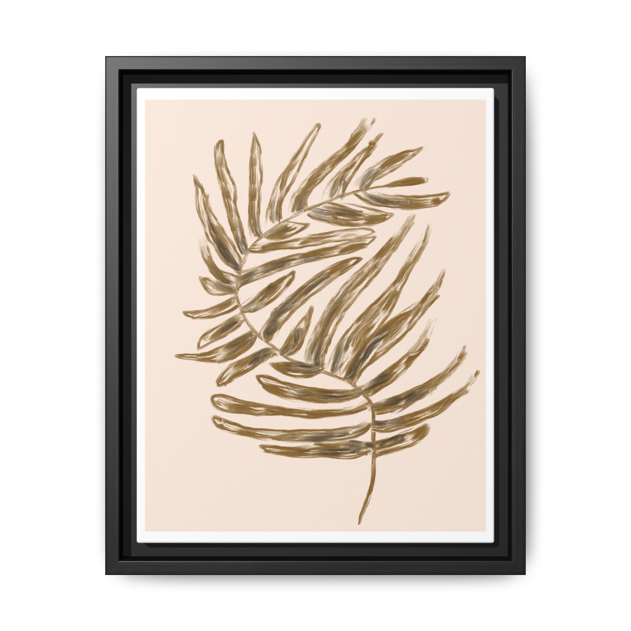 Golden Frond Reverie - Framed
