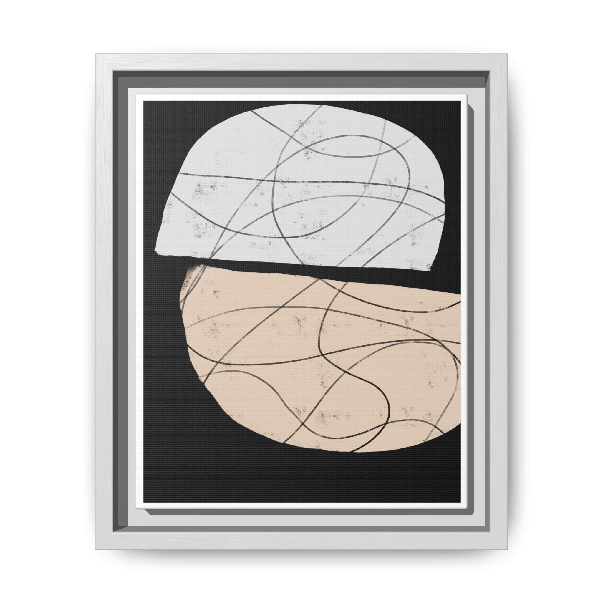 Nocturne Orbit Lines - Framed