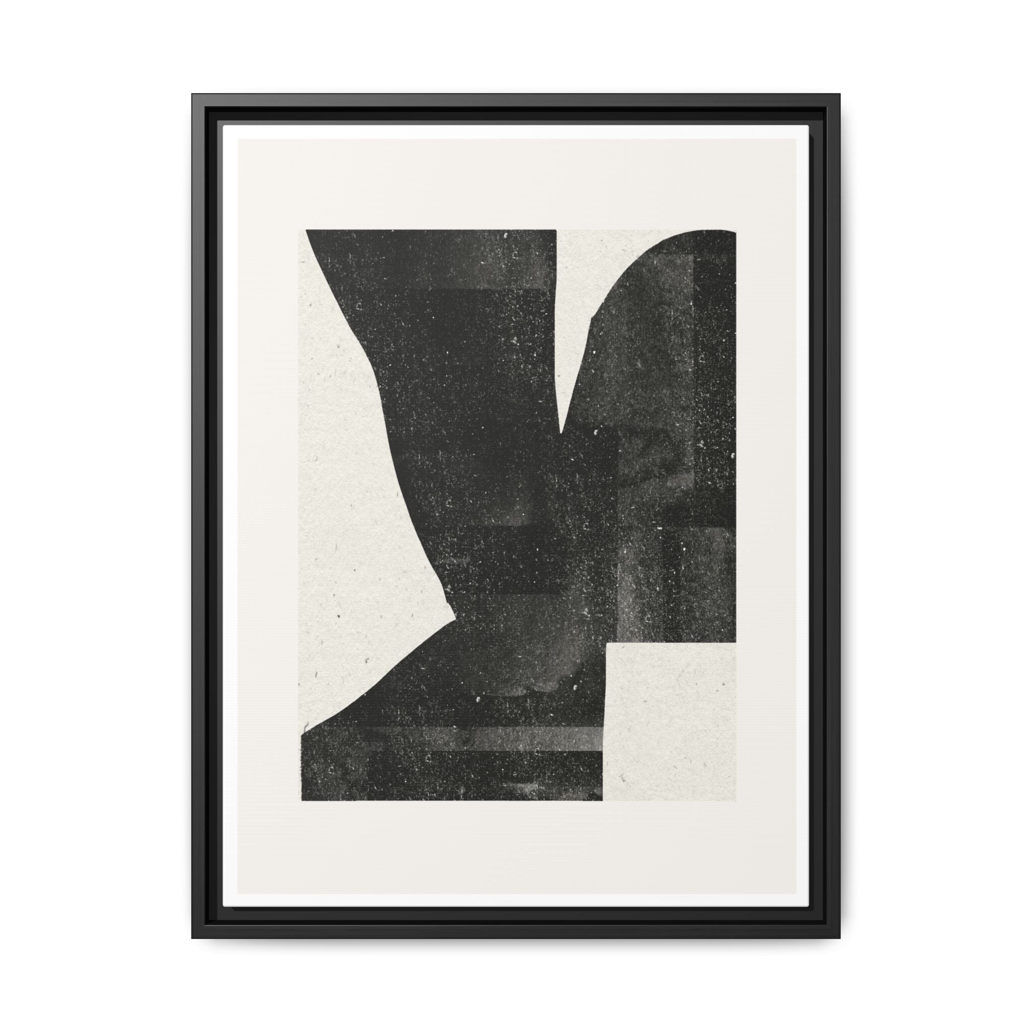 Noir Balance Echoes - Framed