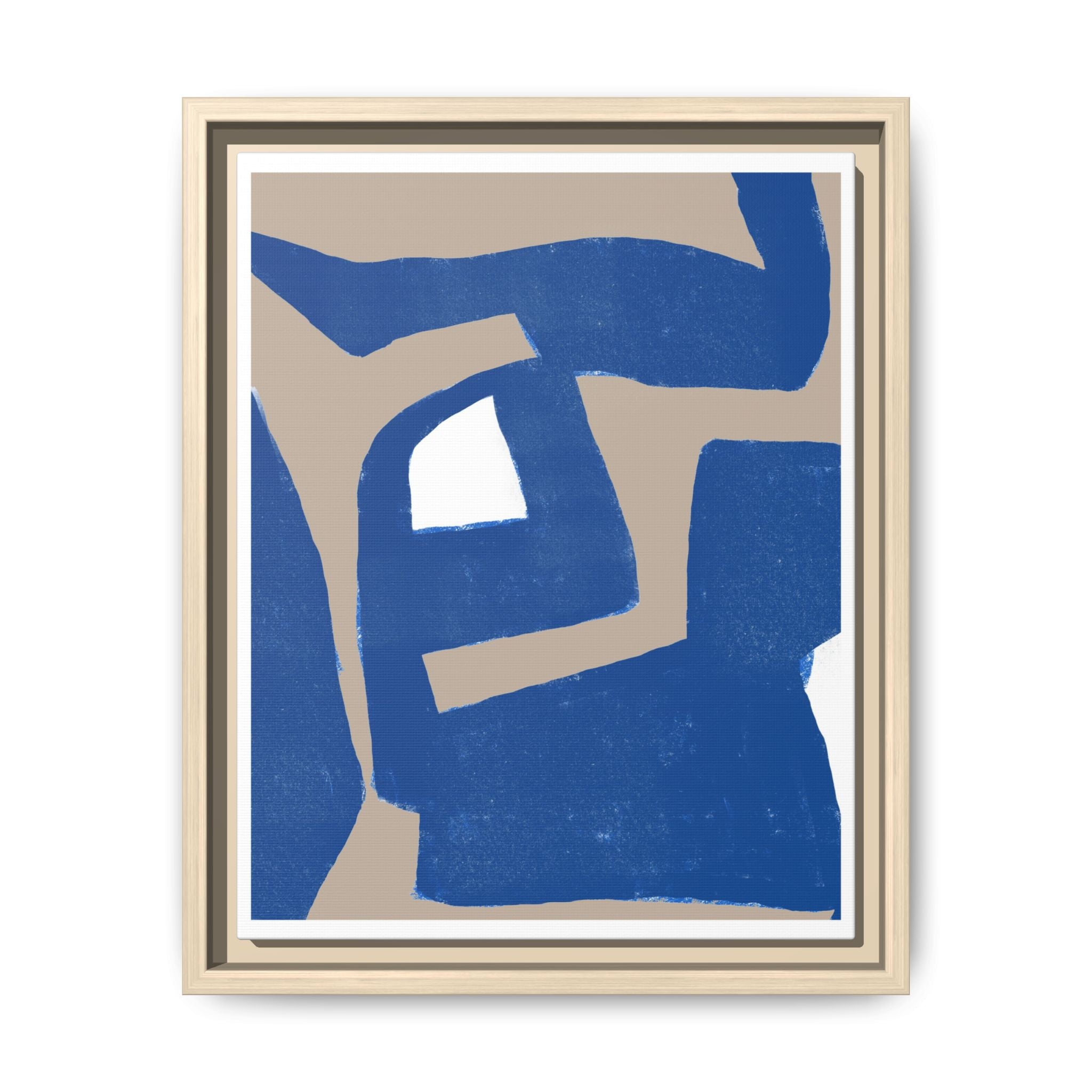 Cobalt Passage Echoes - Framed