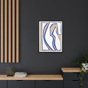 Cobalt Form Continuum - Framed