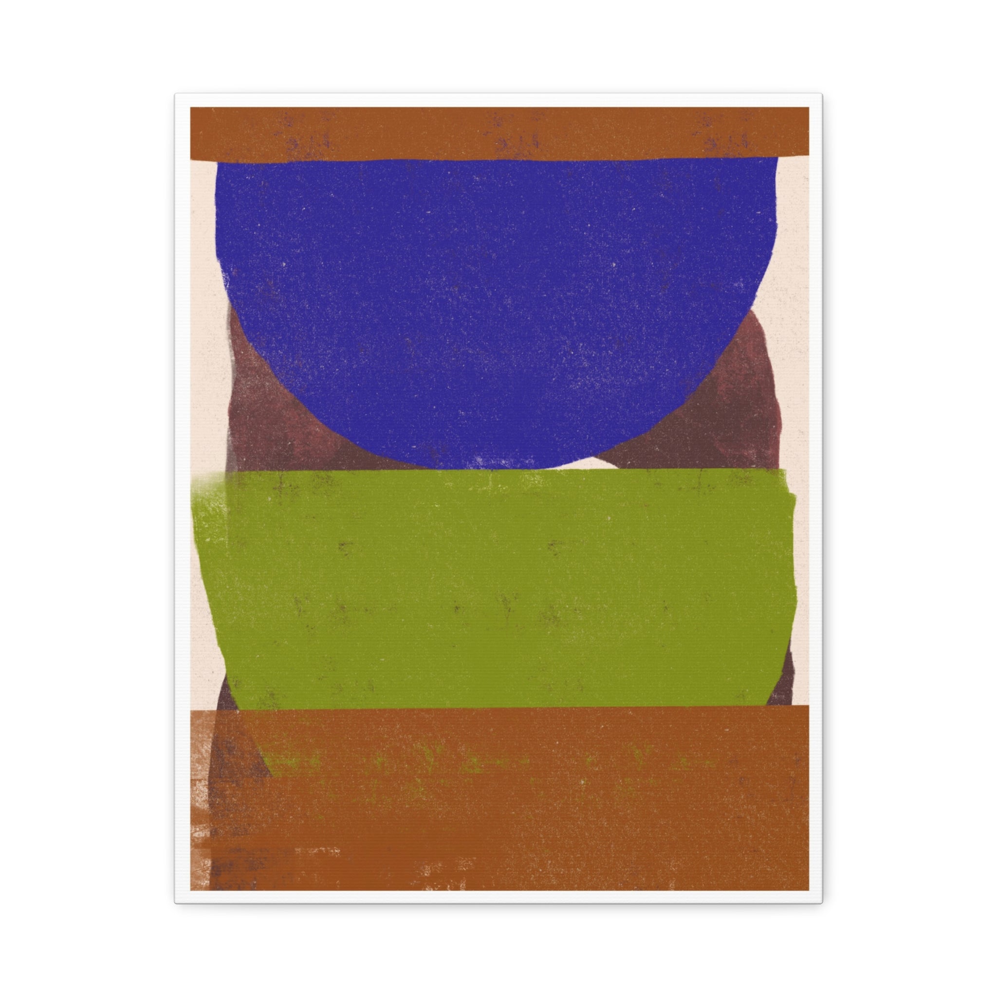 Cobalt Meadow Horizon - Canvas